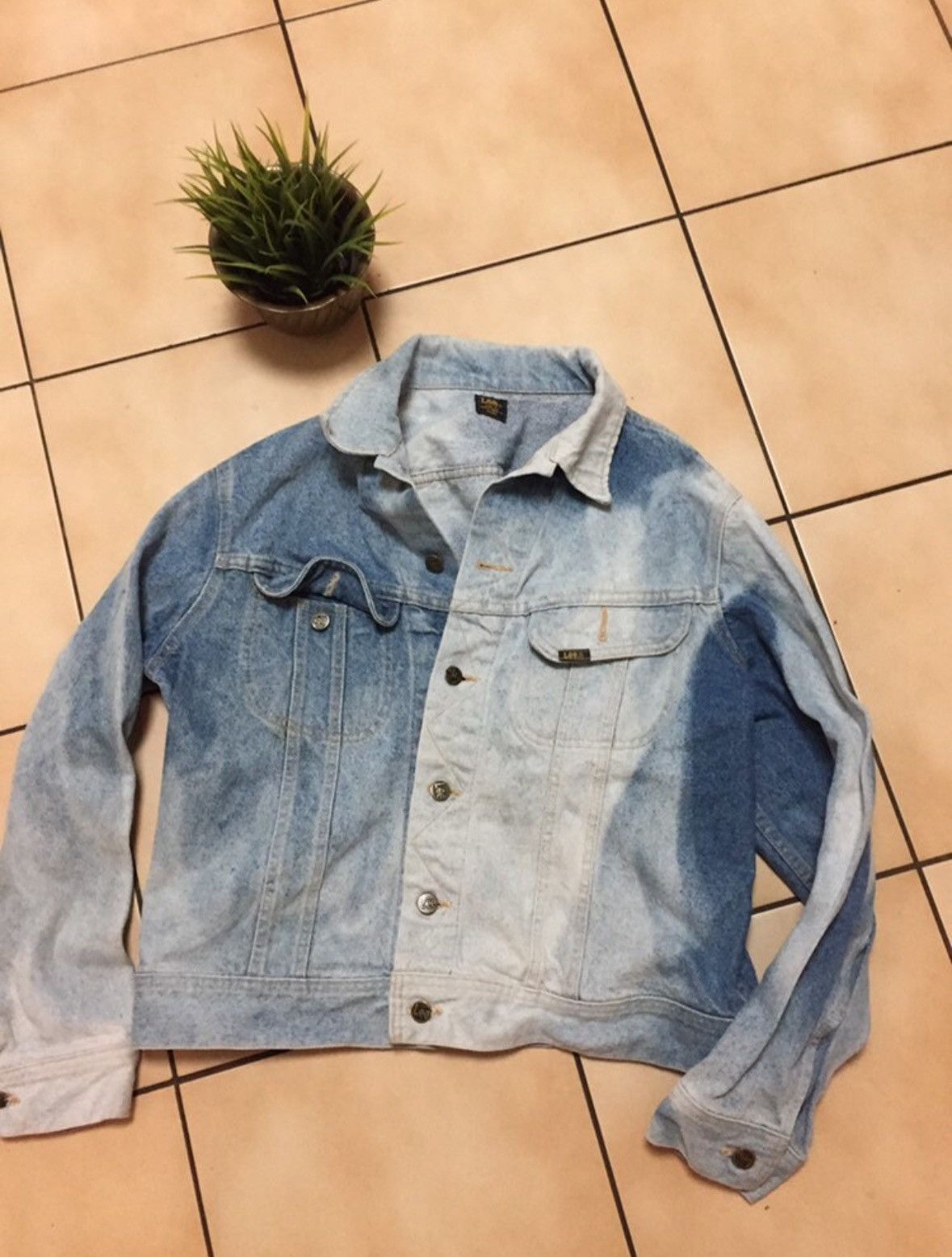 Lee Sun-Faded Lee Denim Jacket – Experimental Wash Art Size US L / EU 52-54 / 3 - 1 Thumbnail