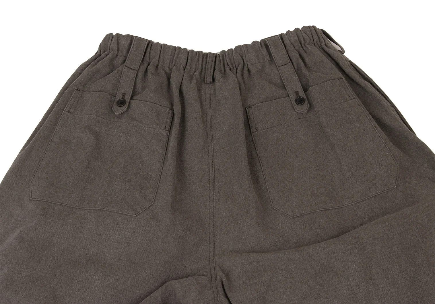 Yohji Yamamoto Yohji Yamamoto Cotton Tapered Pants Mocha 3 Size US 34 / EU 50 - 13 Thumbnail