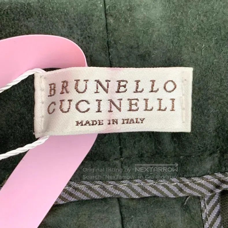 Brunello Cucinelli Brunello Cucinelli Leather Casual Pants. Size US 38 / EU 54 - 6 Thumbnail