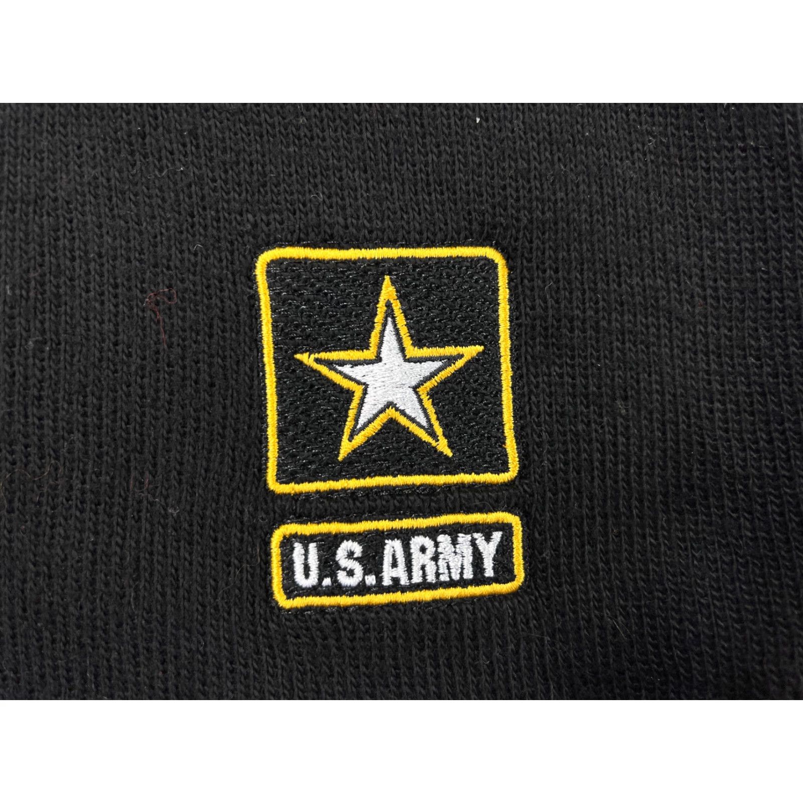 Vintage US Army Beanie Hat Adult One Size Black Knit Embroidered Polyester Ski Logo Winter Mens Size ONE SIZE - 2 Thumbnail