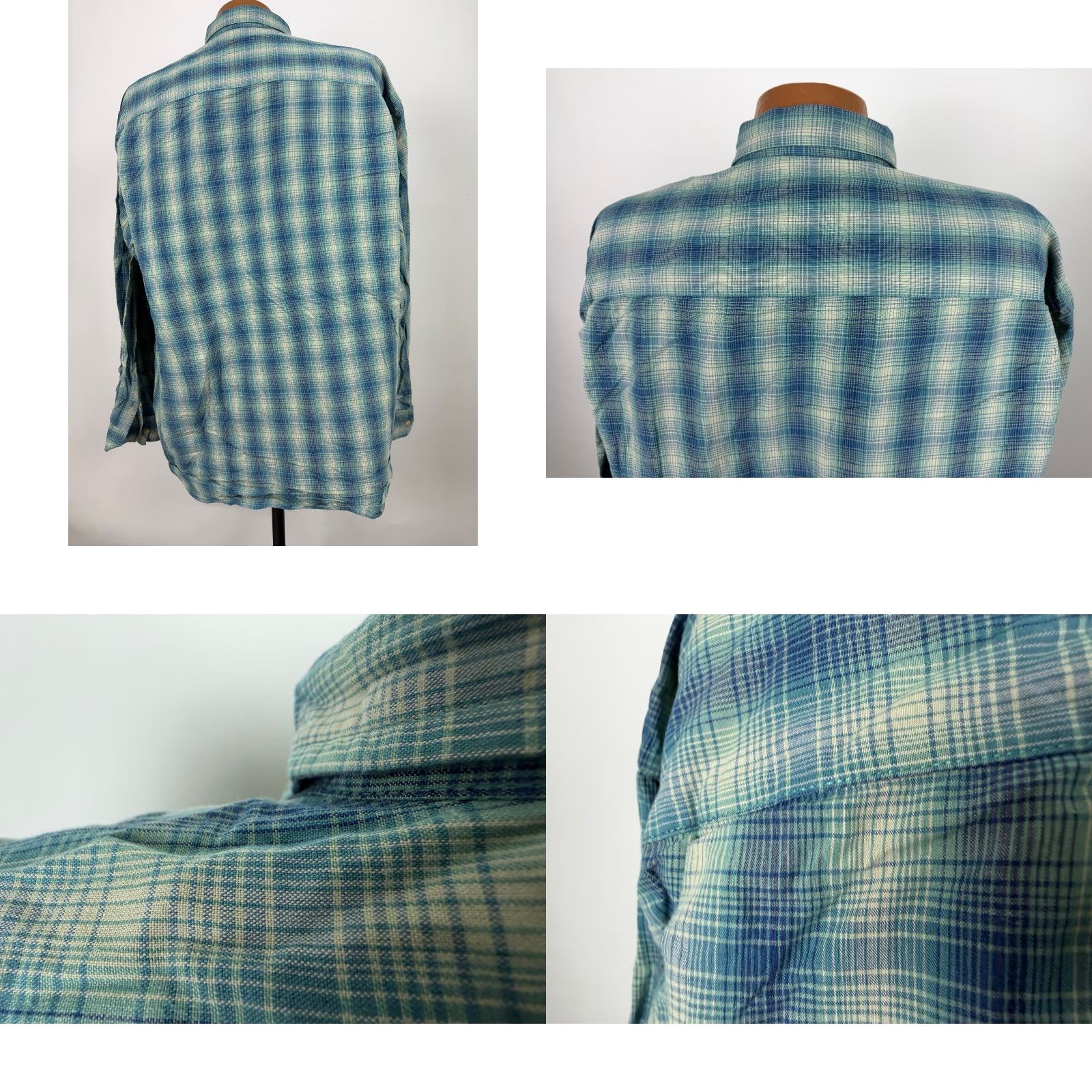 Dockers VINTAGE Dockers Indigo 90s Button-Up Shirt Men XL Blue Plaid Oversized Cotton - Casual, Business, Travel Mens Size US XL / EU 56 / 4 - 8 Thumbnail