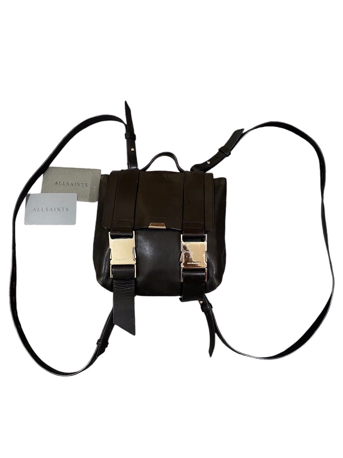 Allsaints AllSaints mini backpack leather Size ONE SIZE - 3 Thumbnail