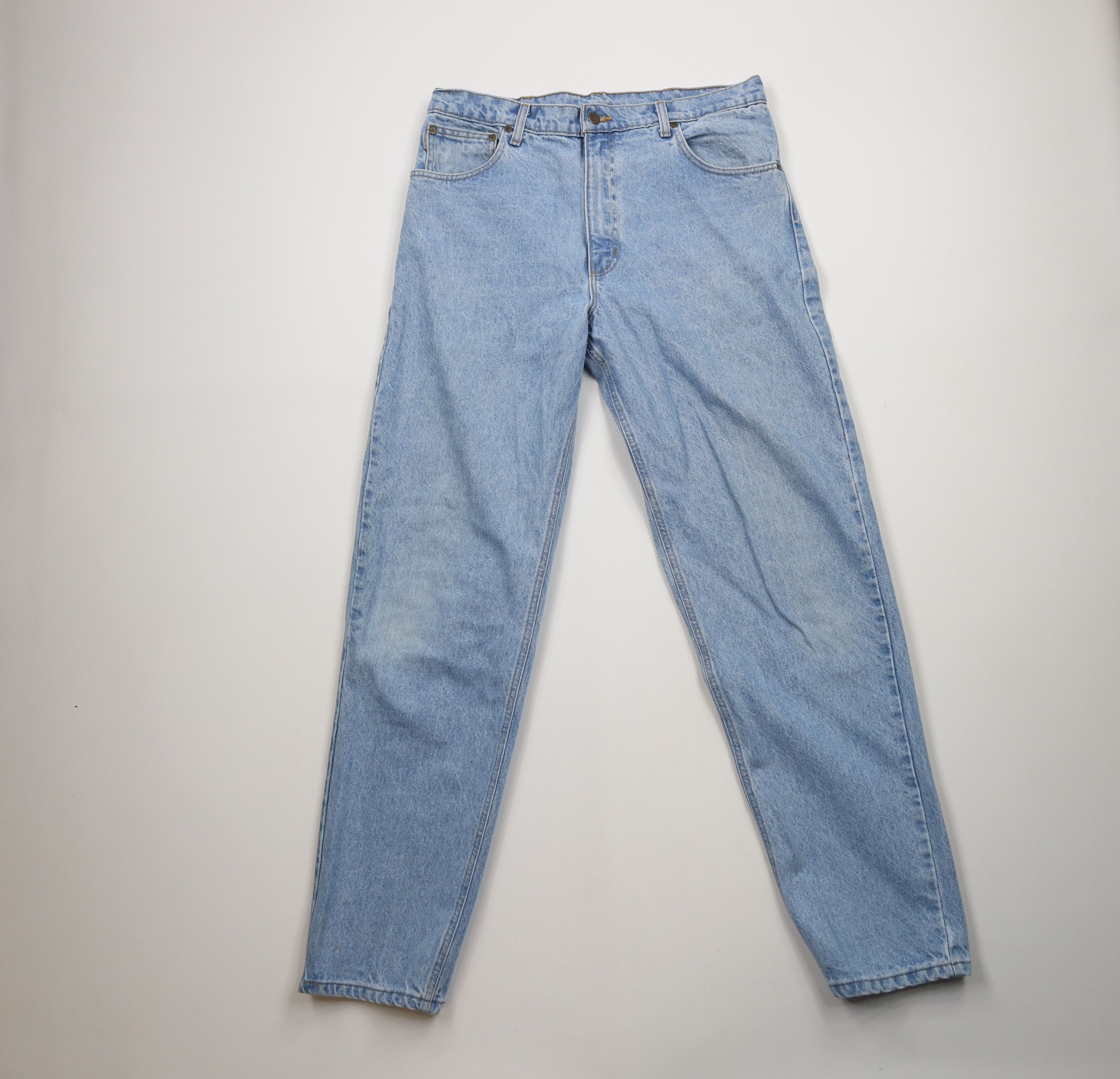 Carhartt × Vintage Vintage 90s Carhartt Spell Out Relaxed Fit Denim Jeans USA Size US 34 / EU 50 - 1 Thumbnail
