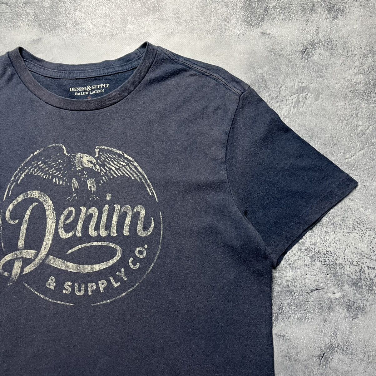 Denim & Supply Ralph Lauren Vintage Denim & Supply Ralph Lauren Big Central Logo Tee Size US S / EU 44-46 / 1 - 4 Thumbnail