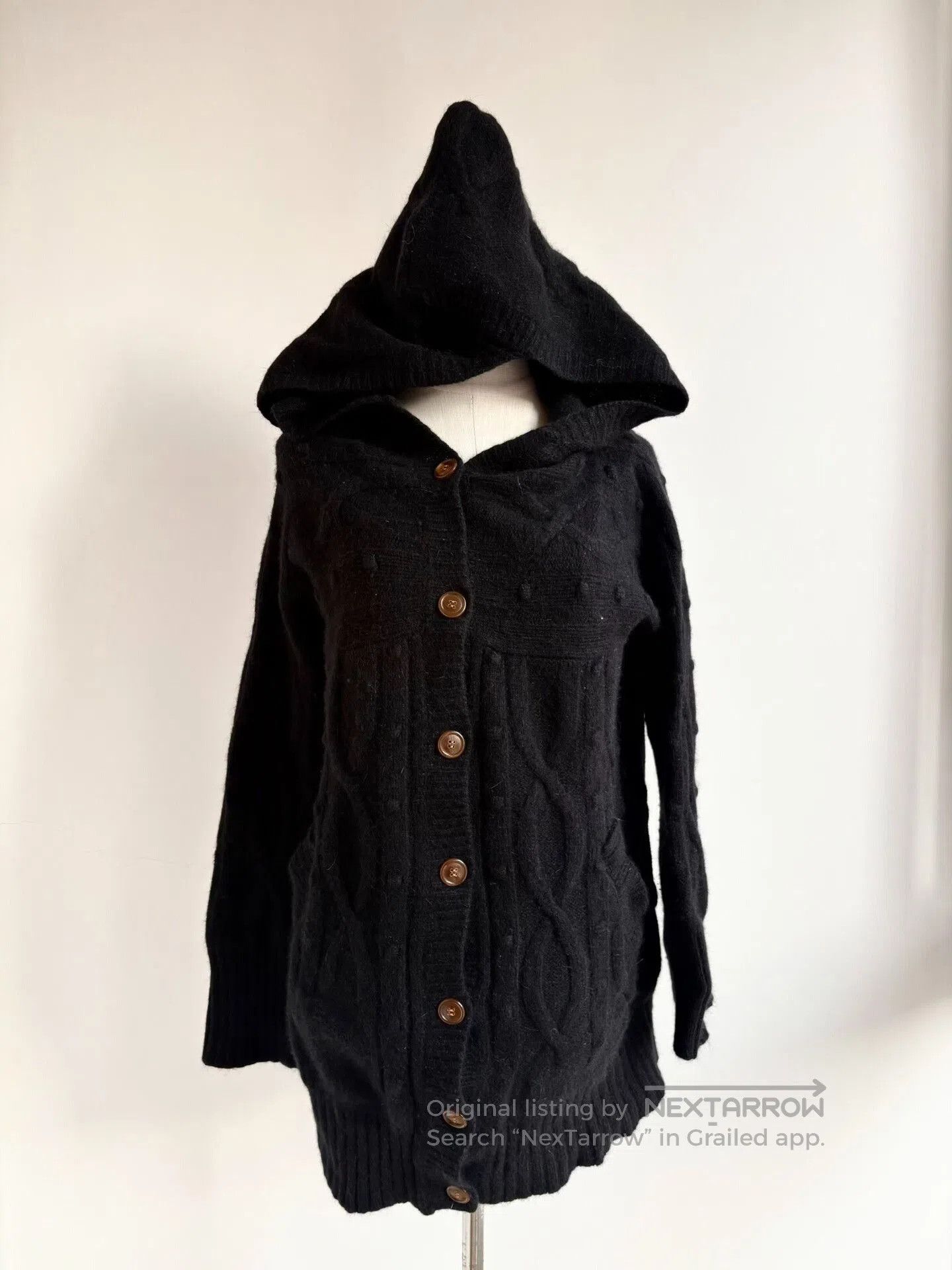 Vivienne Westwood Vivienne Westwood Vintage Black Polka Dot Knit Coat. Size M / US 6-8 / IT 42-44 - 1 Thumbnail