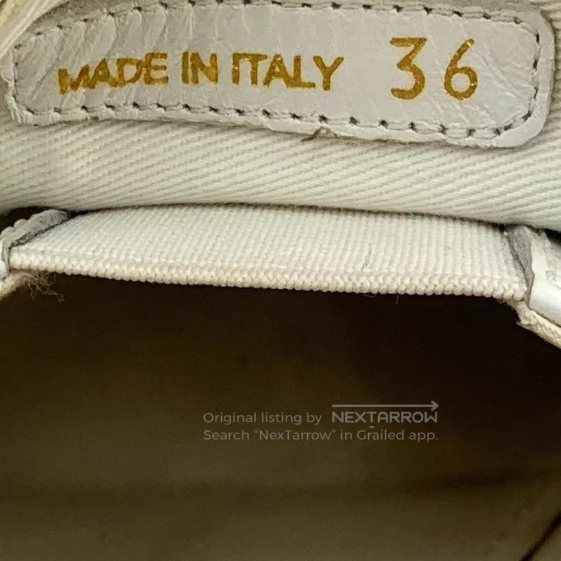 Prada Prada White triangle label casual flat loafers single shoe Size US 5.5 / IT 35.5 - 6 Thumbnail