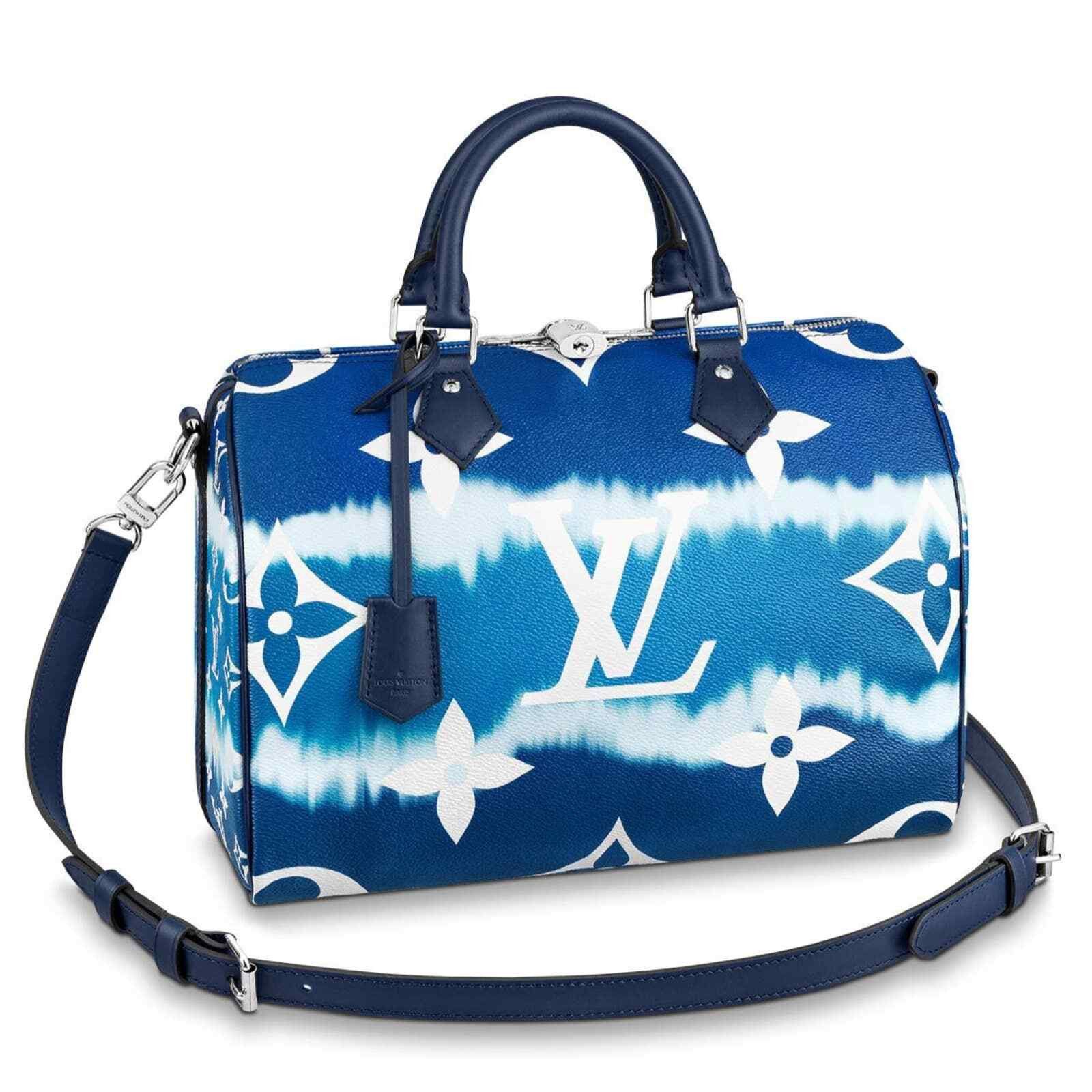 Louis Vuitton Louis Vuitton Blue White Monogram Crossbody Bag Size ONE SIZE - 1 Thumbnail