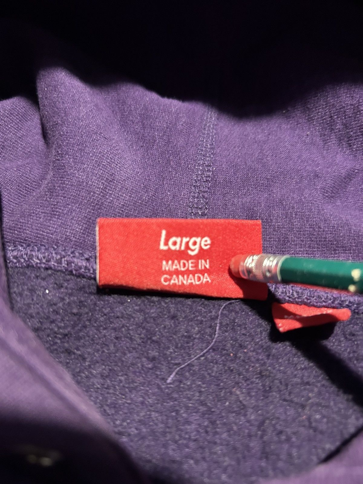 Supreme SUPREME PURPLE BOXLOGO Size US L / EU 52-54 / 3 - 5 Thumbnail