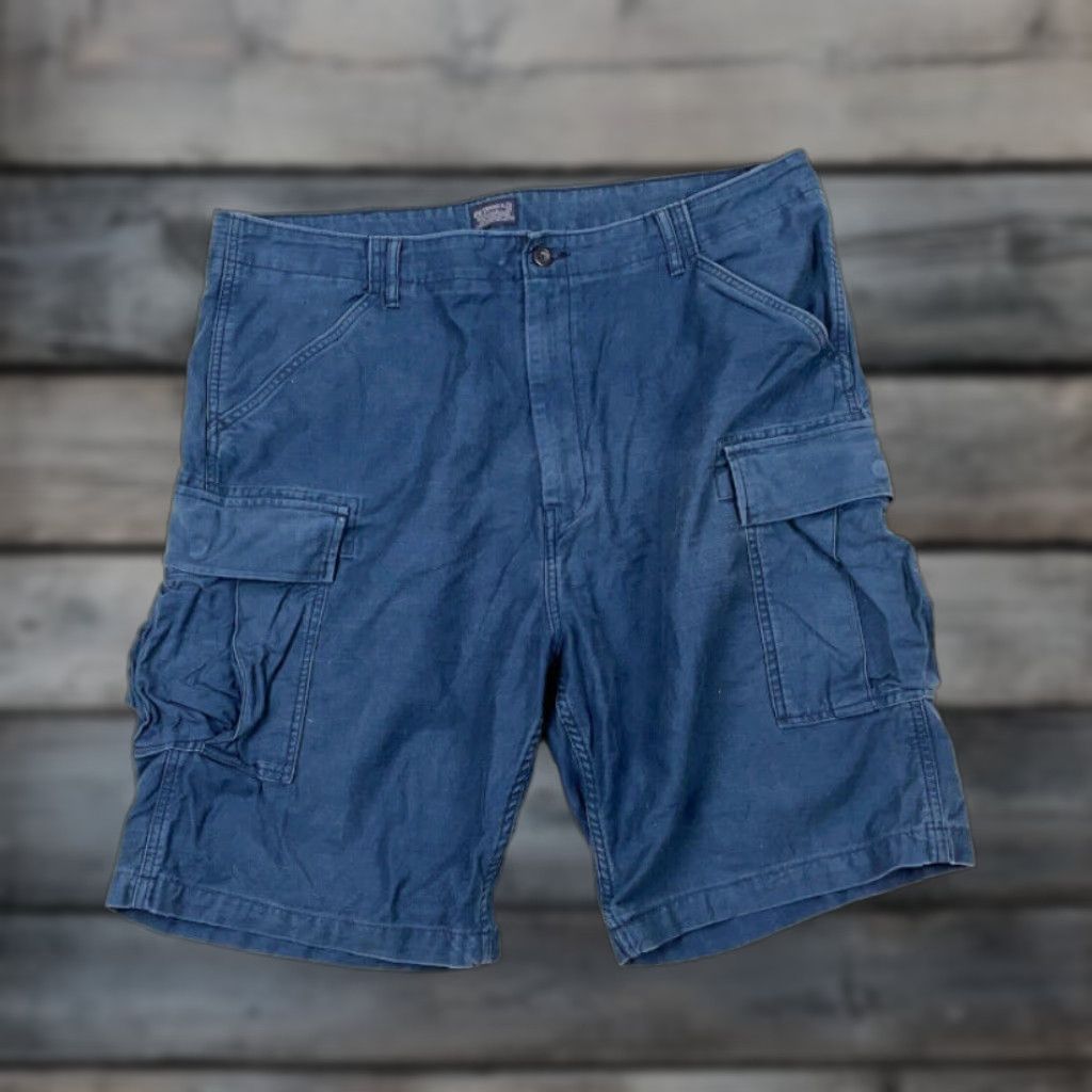 Levi's Levi's Cargo Shorts Men 40 Navy Blue Cotton 90s Skate High-Rise Casual Male Size US 40 / EU 56 - 1 Thumbnail