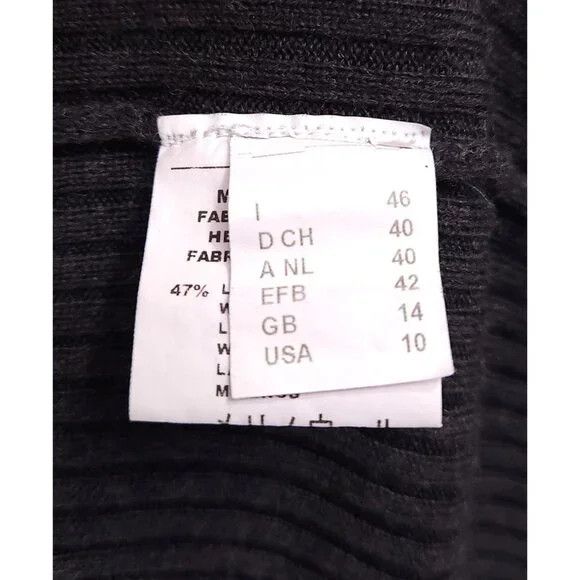 Missoni M by Missoni Ribbed Knit Long Sleeve Sweater 46 US 10 Women Size L / US 10 / IT 46 - 9 Thumbnail