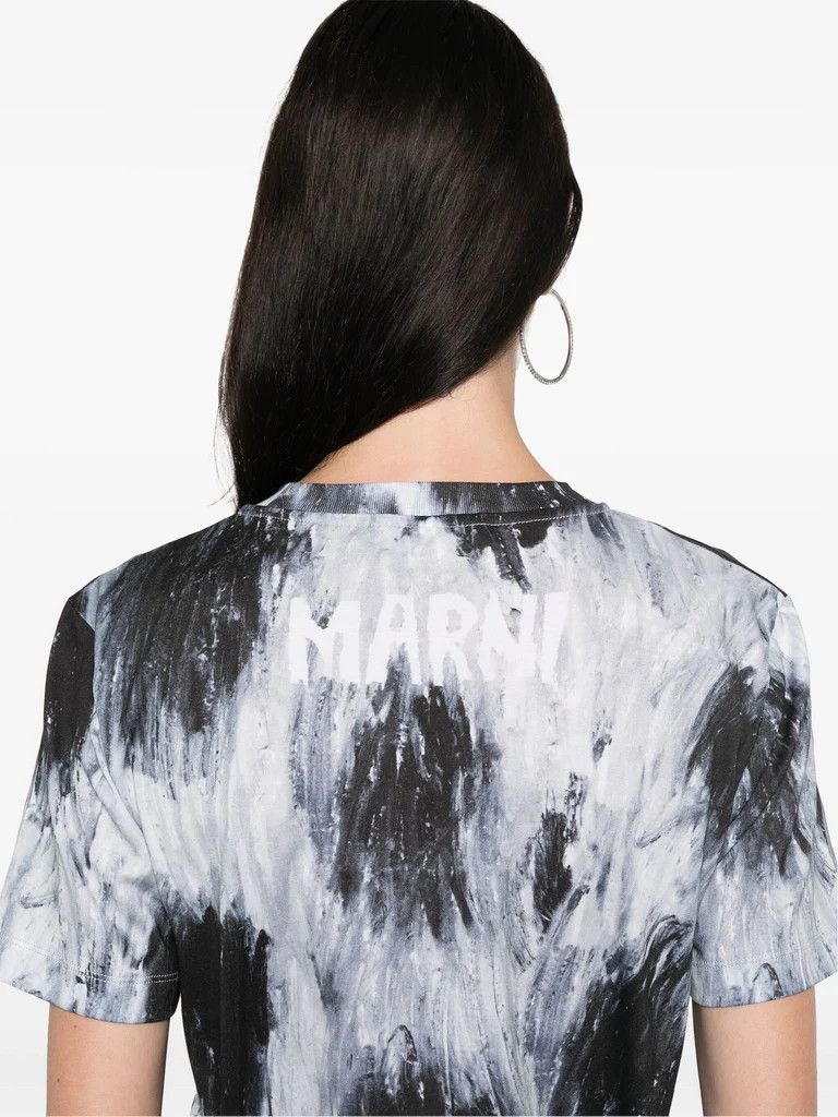 Marni o1f1d3z1125 Graphic-Print T-Shirt in Multicolor Size XL / US 12-14 / IT 48-50 - 4 Thumbnail