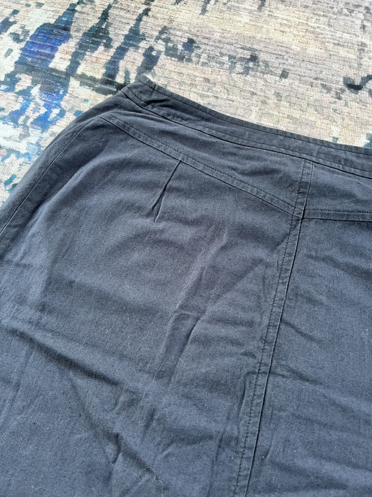 Designer × Vintage × agnes b. STEALS Agnes B. Double Pocket Button Skirts Size 30" / US 8 / IT 44 - 3 Thumbnail