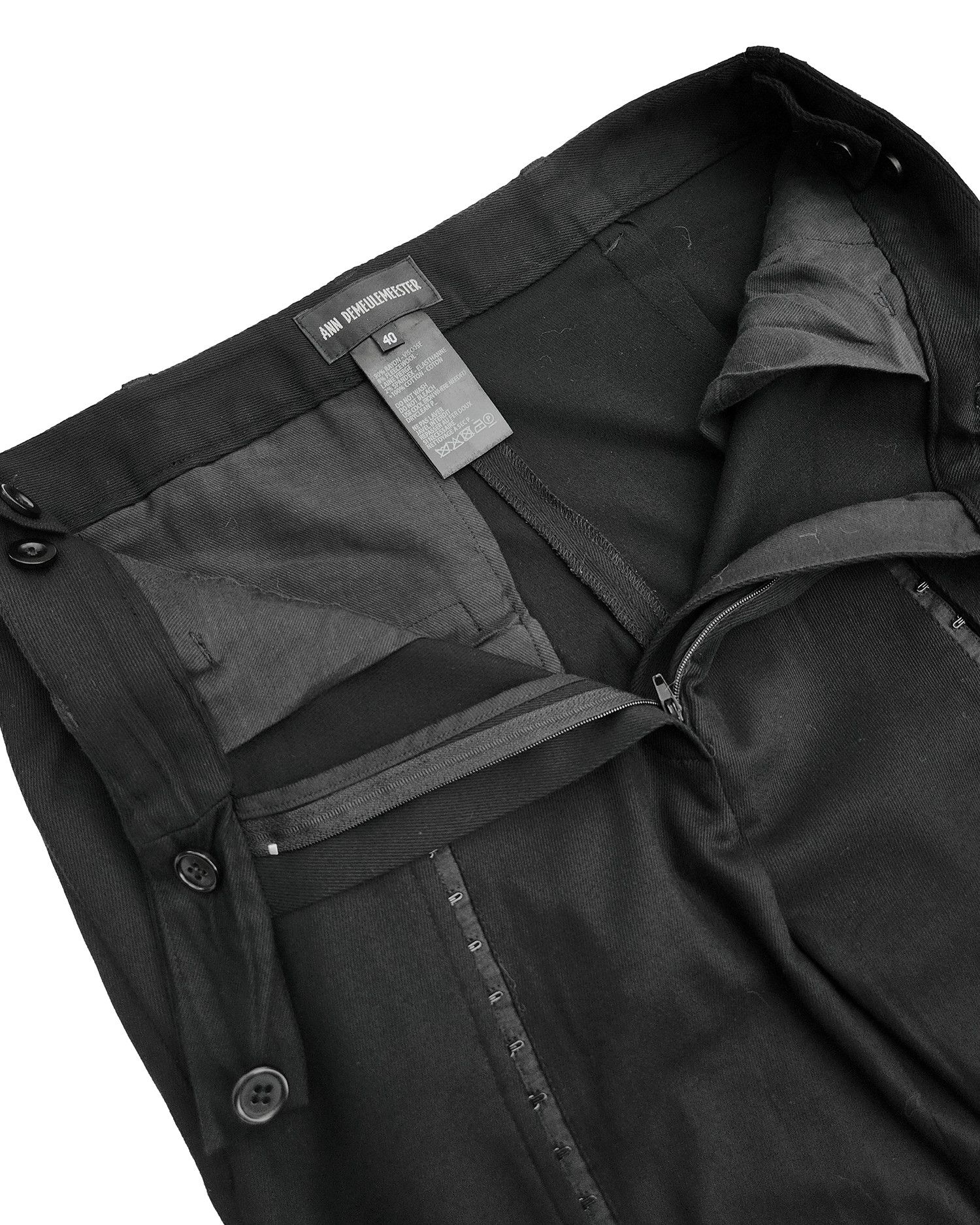 Ann Demeulemeester Ann Demeulemeester "Amedeo" Hook Fasten Trouser Size 32" / US 10 / IT 46 - 5 Thumbnail