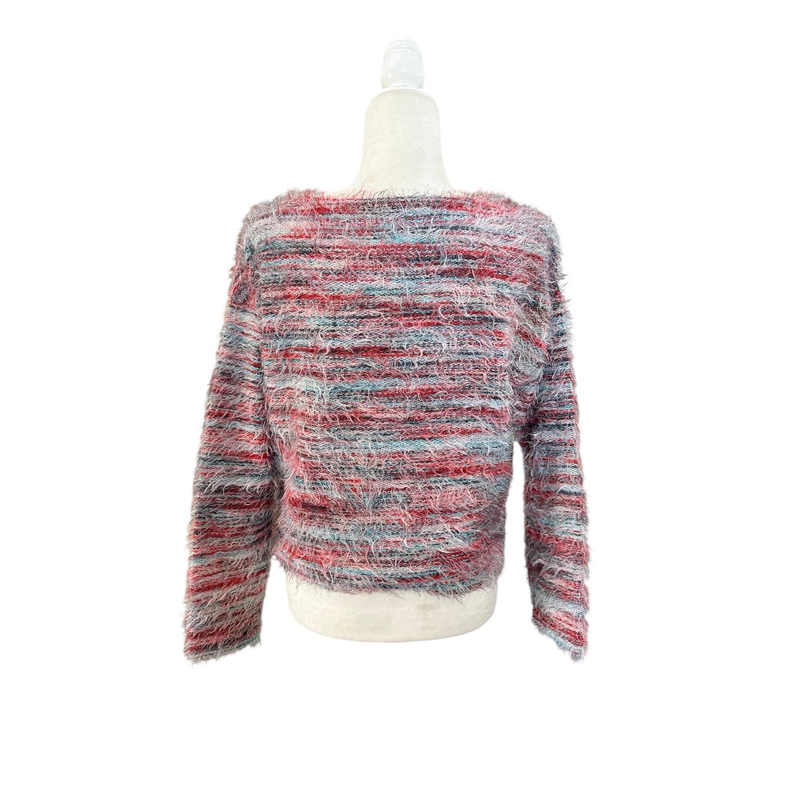 Anthropologie Anthropologie Women’s Multi-Color Eyelash Plush Knit Sweater Size S / US 4 / IT 40 - 5 Thumbnail