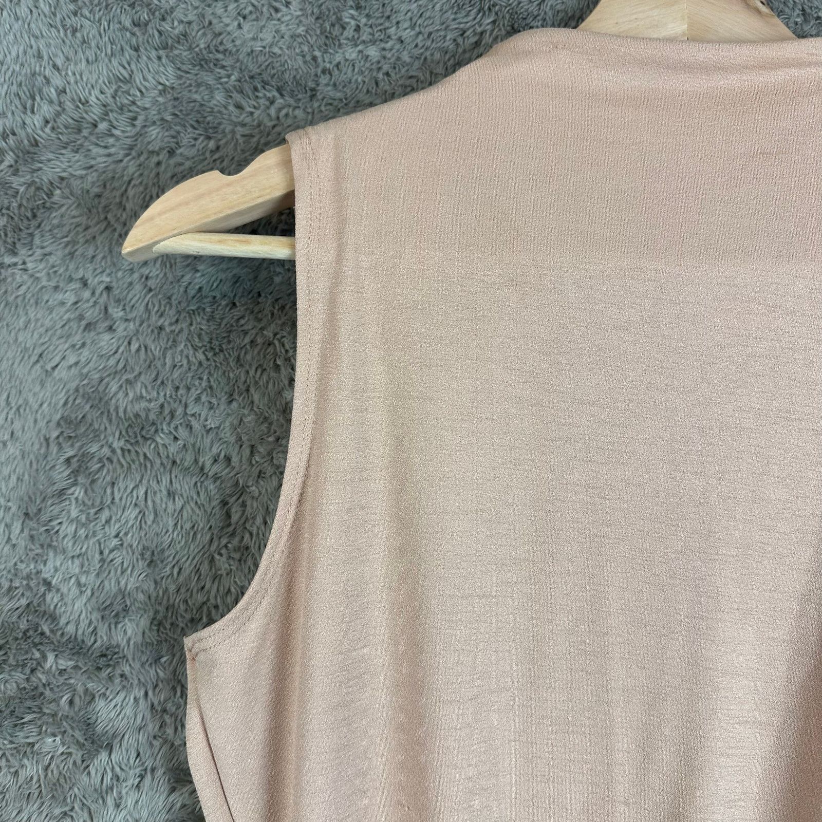 Other Mikey & Joey Mock Neck Bodysuit L Large Nude Beige Size L / US 10 / IT 46 - 3 Thumbnail
