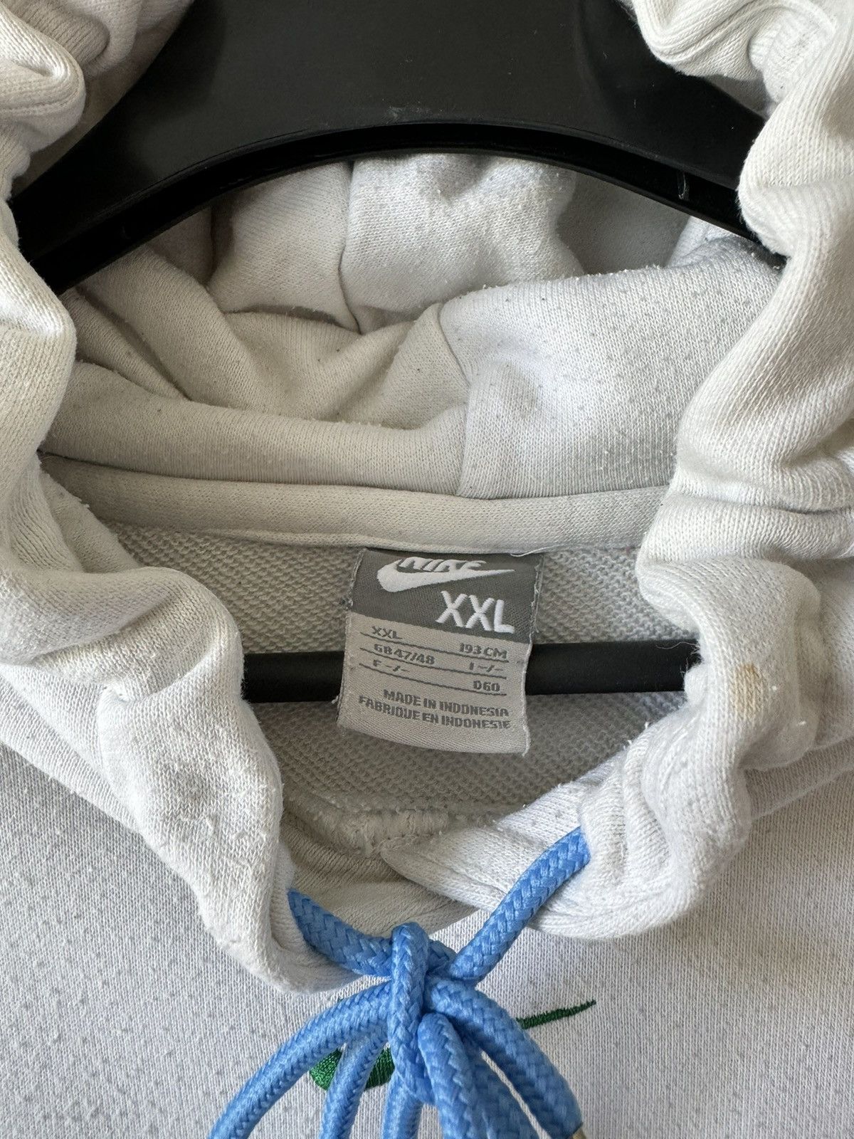 Nike Vintage Nike Center Swoosh Hoodie Size US XL / EU 56 / 4 - 5 Thumbnail