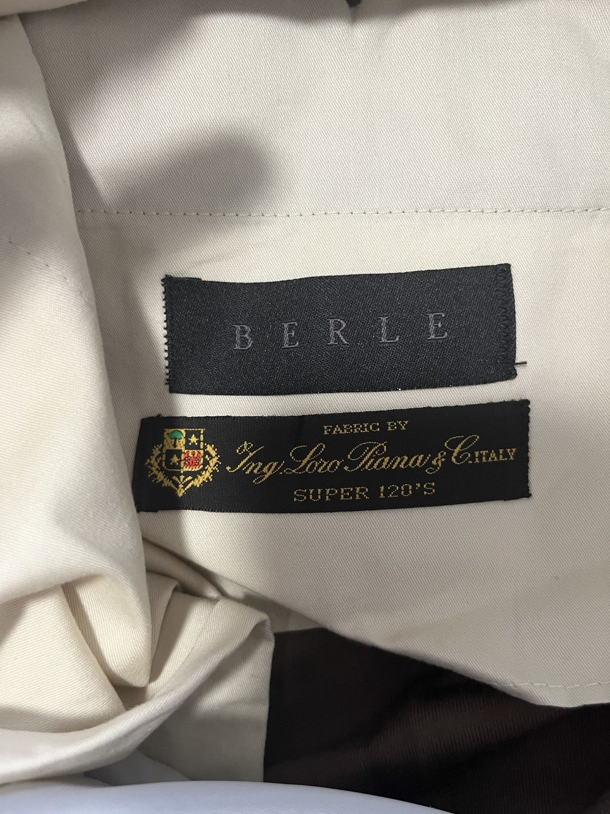 Berle Berle Pants Loro Piana Fabric Size US 33 - 3 Thumbnail