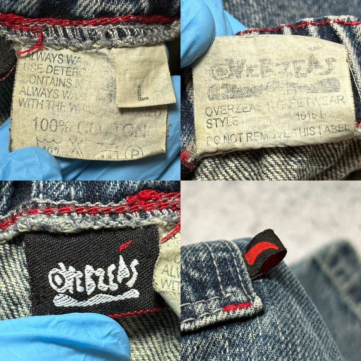 Rap Tees Vintage Overseas Jeans Rap Shorts Hip-Hop Denim Size US 34 / EU 50 - 13 Thumbnail