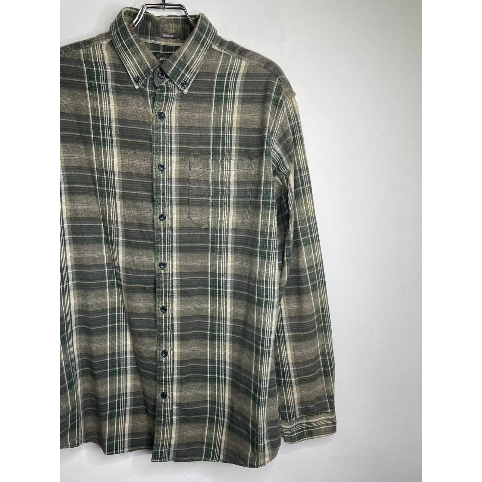 Eddie Bauer Vintage Eddie Bauer Flannel Shirt Plaid Button Up Size XL Size US XL / EU 56 / 4 - 5 Thumbnail