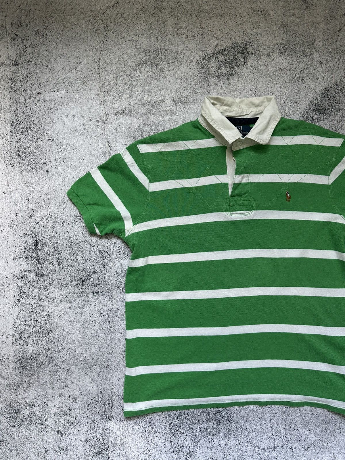 Polo Ralph Lauren Vintage Polo Ralph Lauren Green Style Logo Size US XL / EU 56 / 4 - 2 Thumbnail
