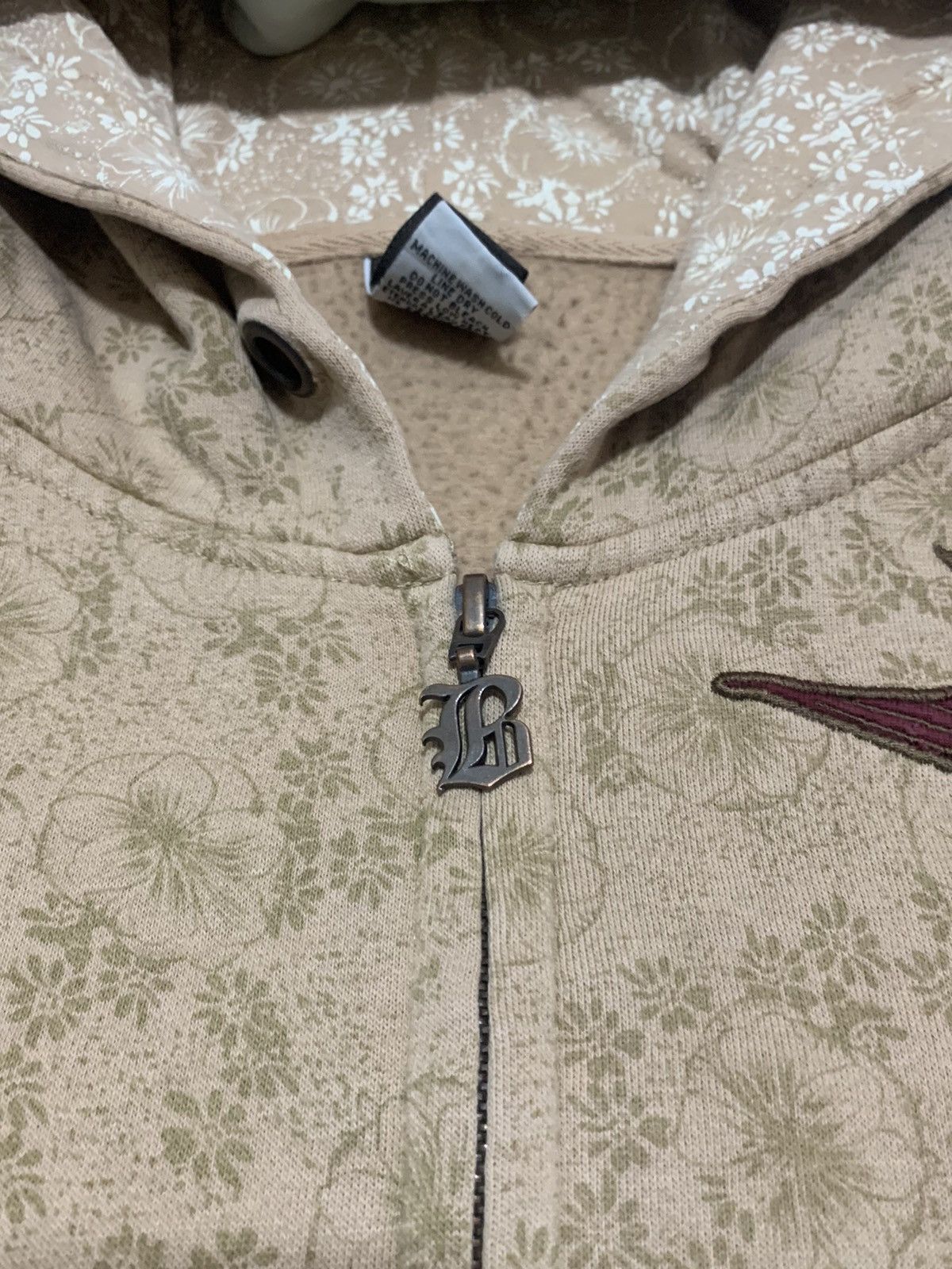 Billabong × Vintage Billabong Beige Full Zip Cotton Jacket W/Hood Size US XL / EU 56 / 4 - 3 Thumbnail