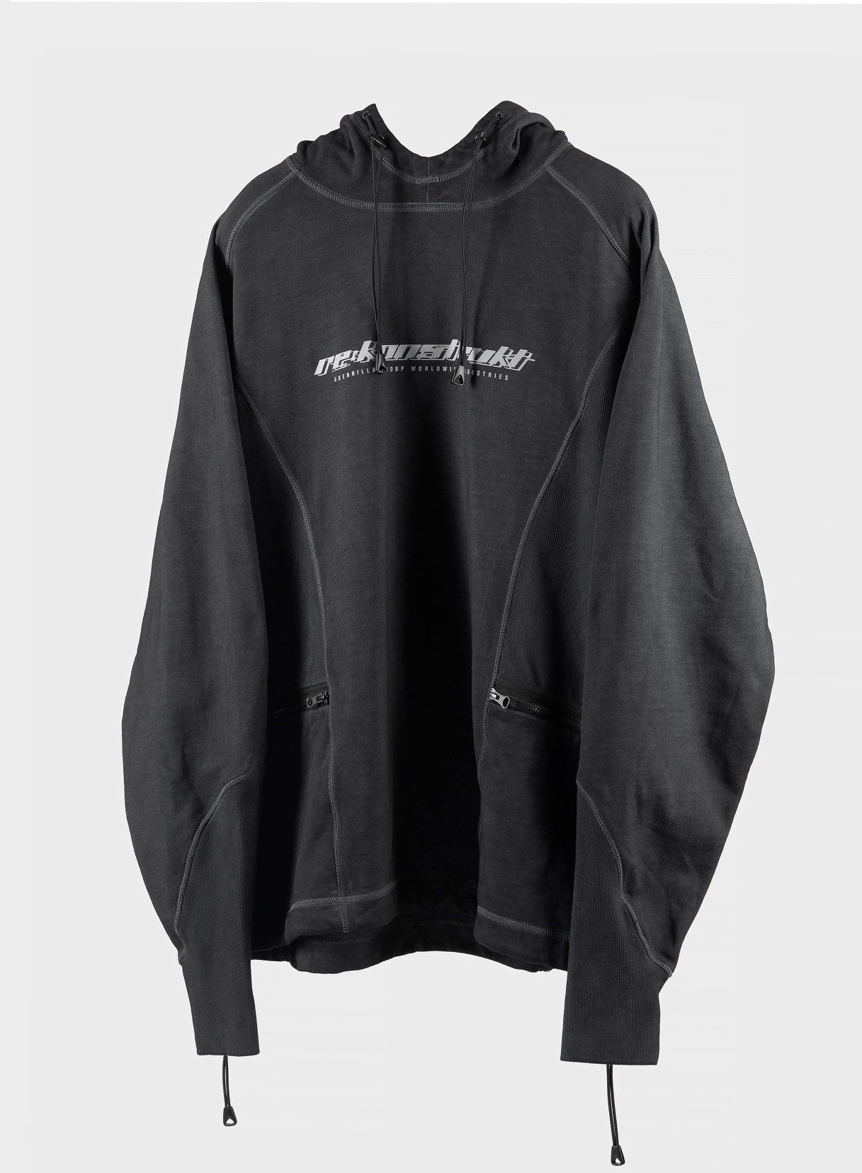 image of Guerrilla Group S5-Th03_ Hoodie in Black, Men's (Size Small)
