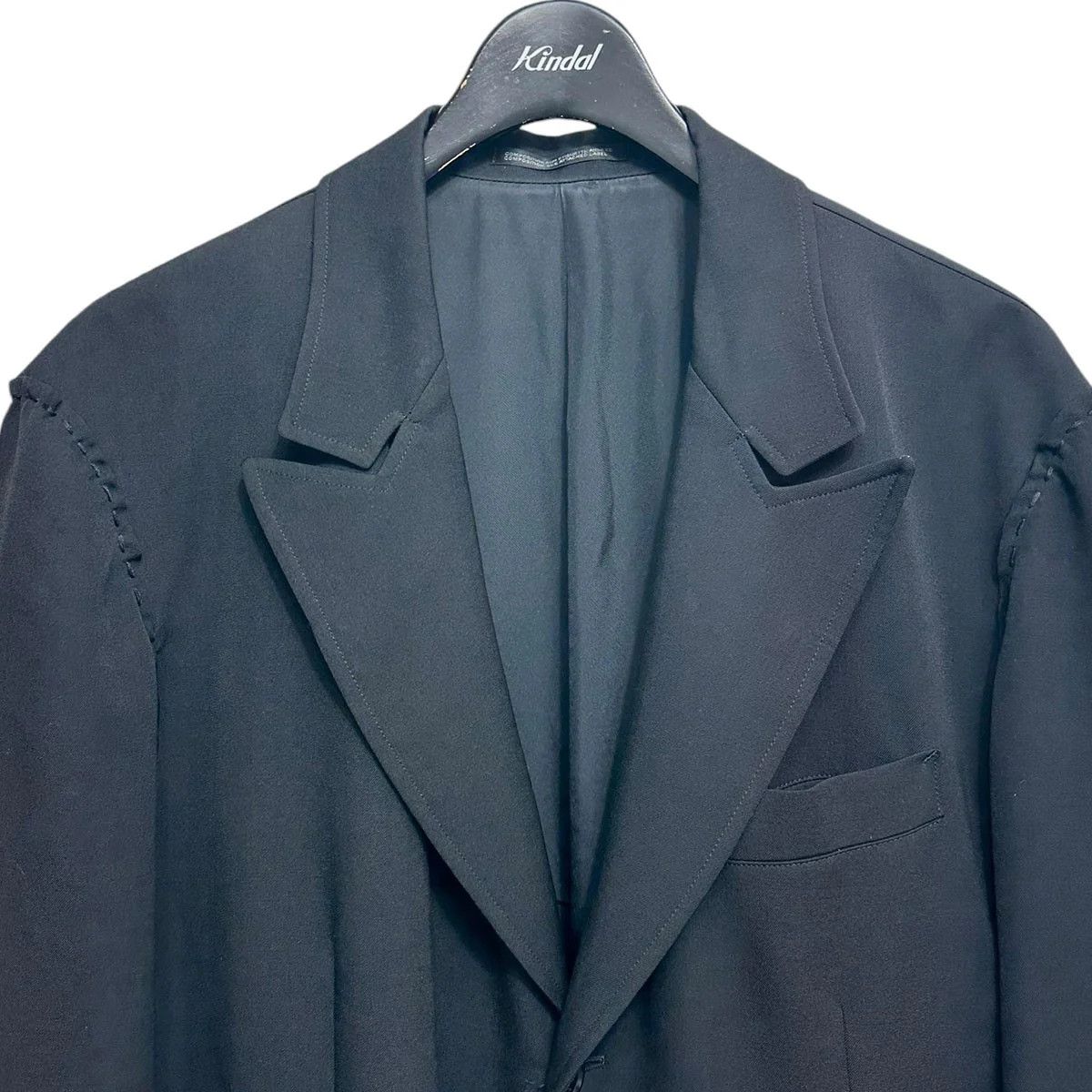 Yohji Yamamoto Yohji Yamamoto pour homme 17AWPrint Embroidery Long Jacket Size US L / EU 52-54 / 3 - 3 Thumbnail