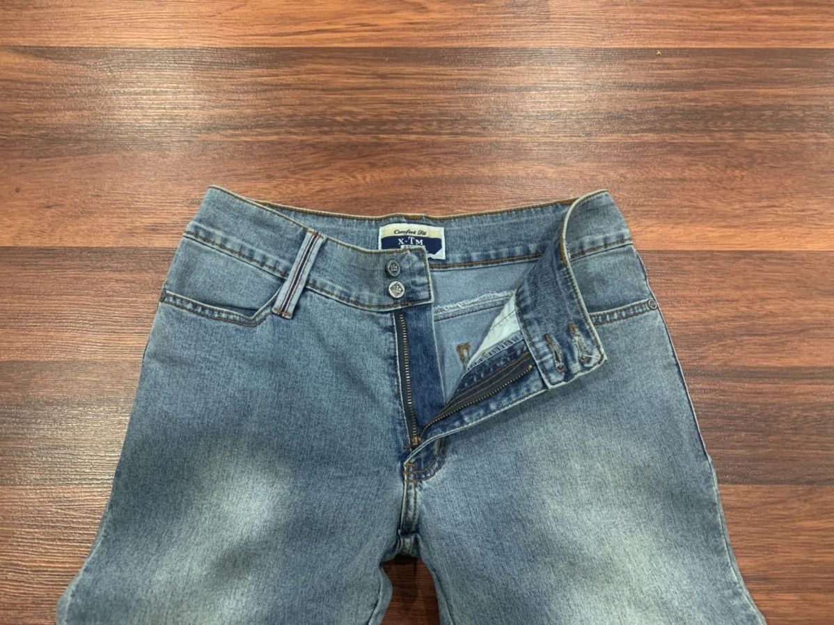 If Six Was Nine X-TM Lace Up Flared Strecthable Jeans Size 29" - 9 Thumbnail