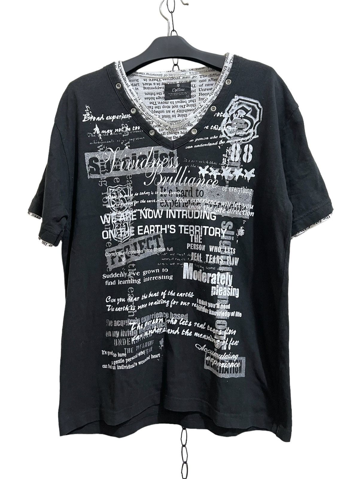 If Six Was Nine × Japanese Brand × Le Grande Bleu (L.G.B.) Collins poem tee Size US M / EU 48-50 / 2 - 1 Thumbnail