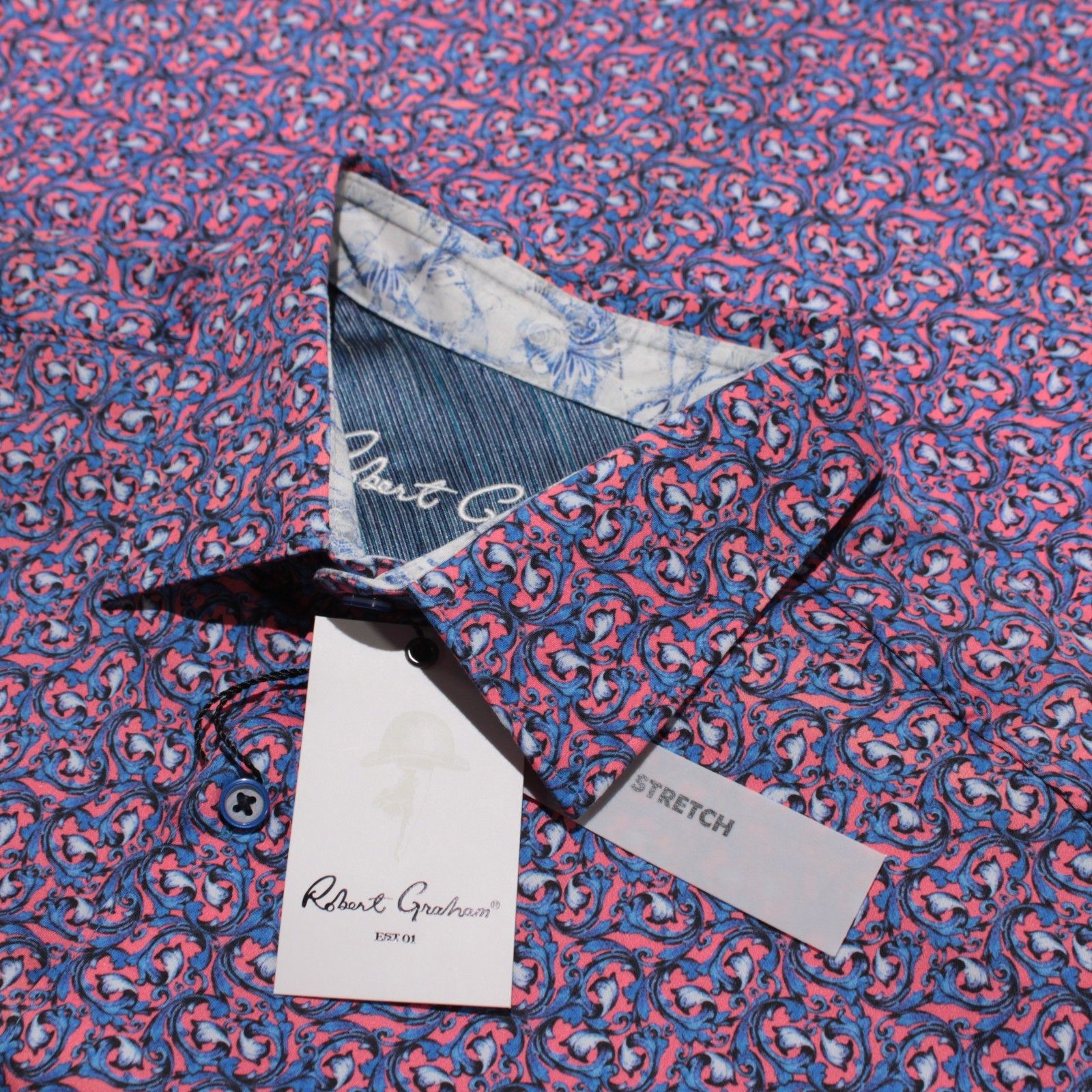 Robert Graham Robert Graham New with tags Shirt Size L US In Pink Size US L / EU 52-54 / 3 - 1 Thumbnail