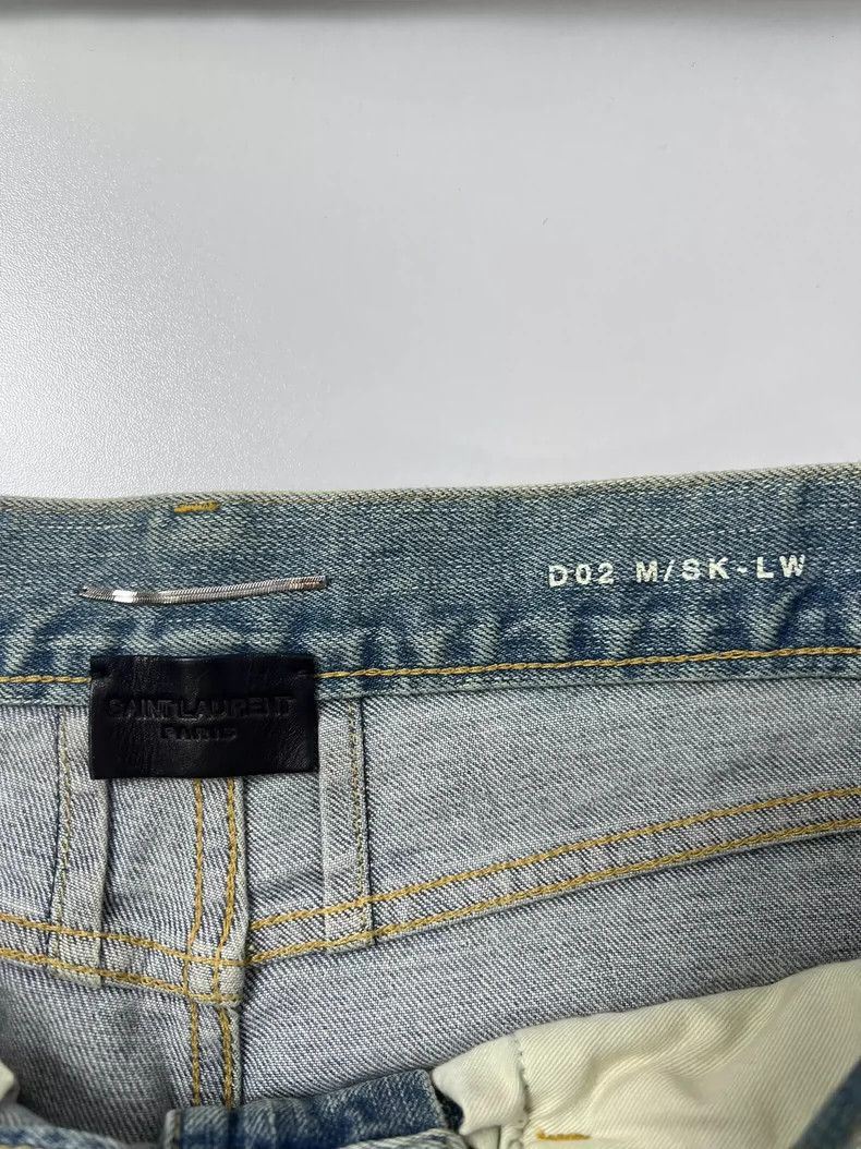 Saint Laurent Paris saint Laurent paris14fwD02 Jeans with claw mark erosion an Size US 29 - 3 Thumbnail