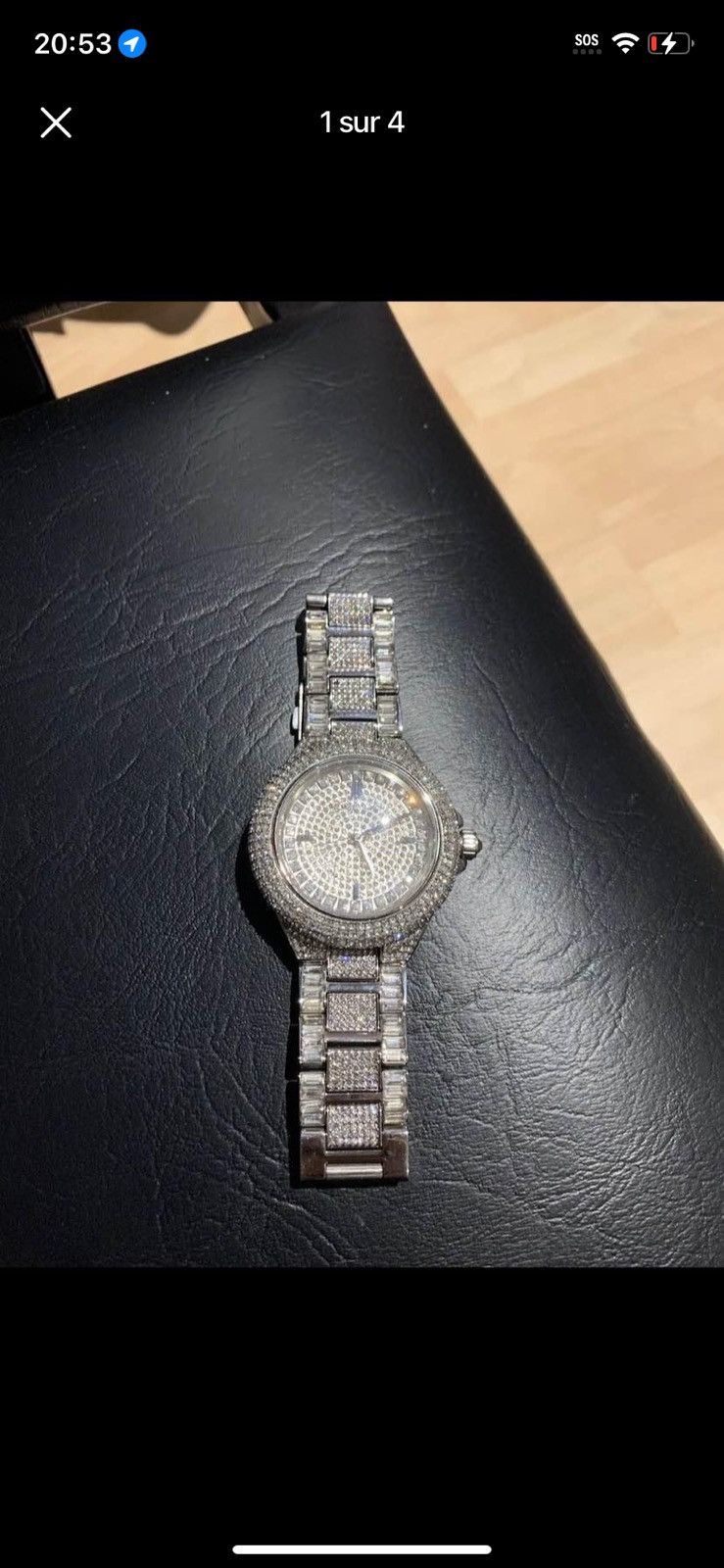 bust down mk watch