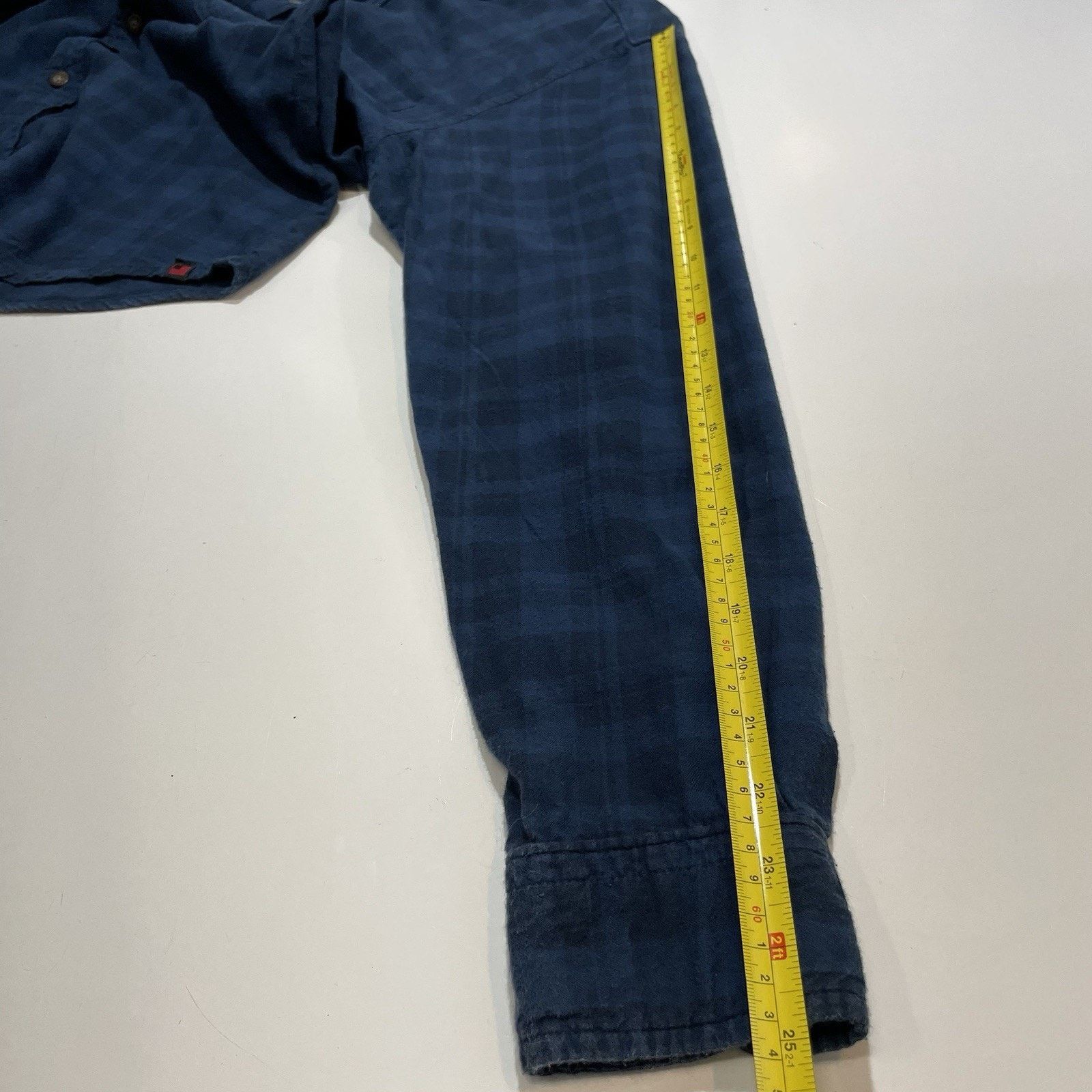 Woolrich Woolen Mills Woolrich Men’s Shirt Blue Plaid Cotton Flannel Checks Small Size US S / EU 44-46 / 1 - 6 Thumbnail