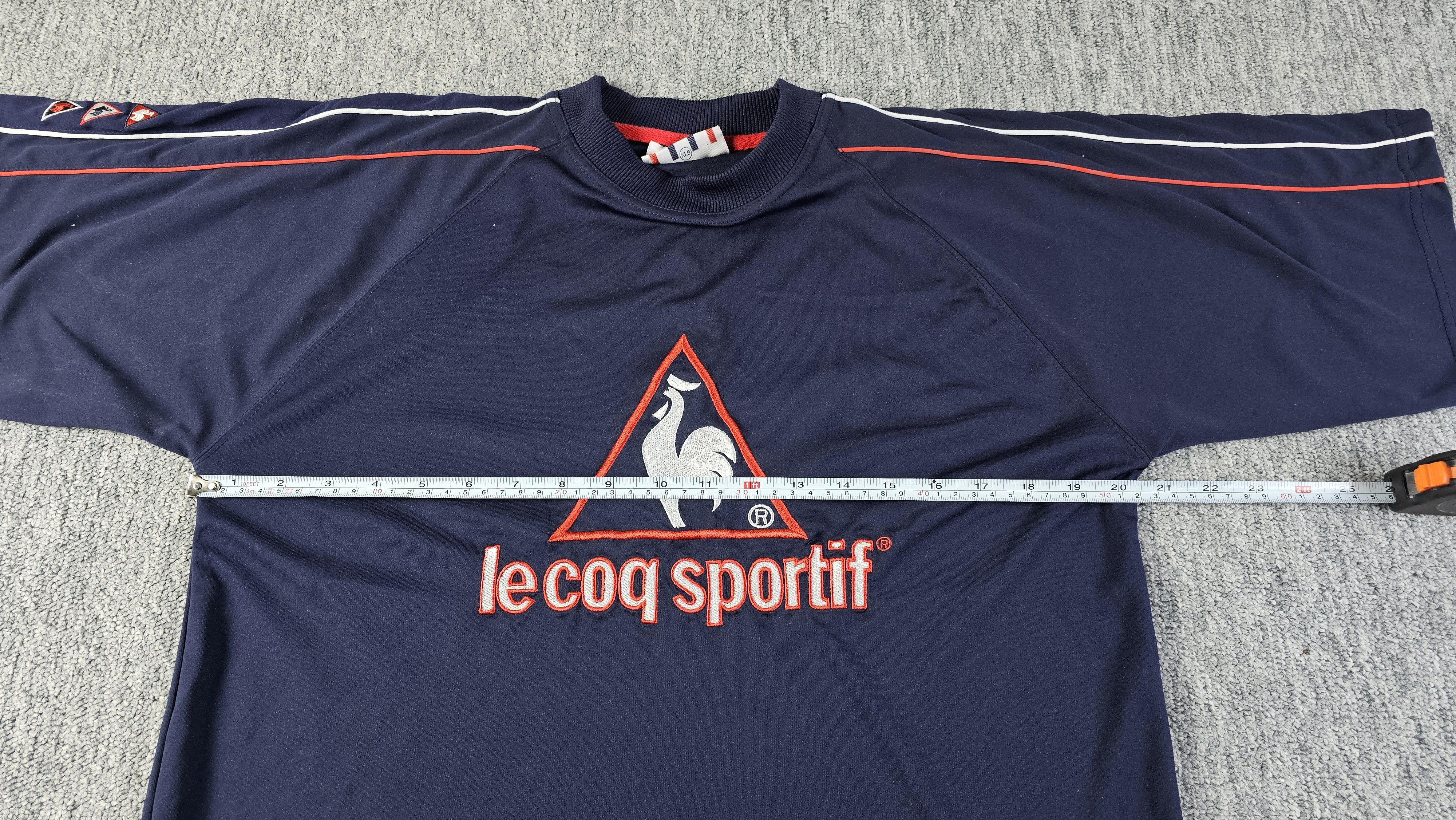 Le Coq Sportif Vintage Le Coq Sportif Jersey Navy XLB Retro 90s Soccer Top Size US XL / EU 56 / 4 - 13 Thumbnail