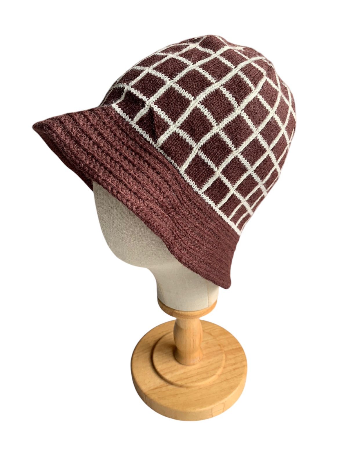 Japanese Brand × Kapital × Vintage Knitted Crochet Rare Design Bucket Hats Size ONE SIZE - 3 Thumbnail