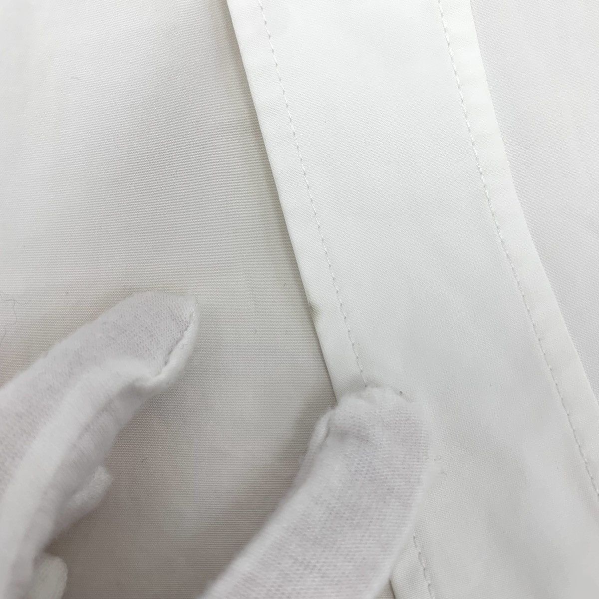 Balenciaga Balenciaga white cotton button-down short-sleeved shirt Size S / US 4 / IT 40 - 5 Thumbnail