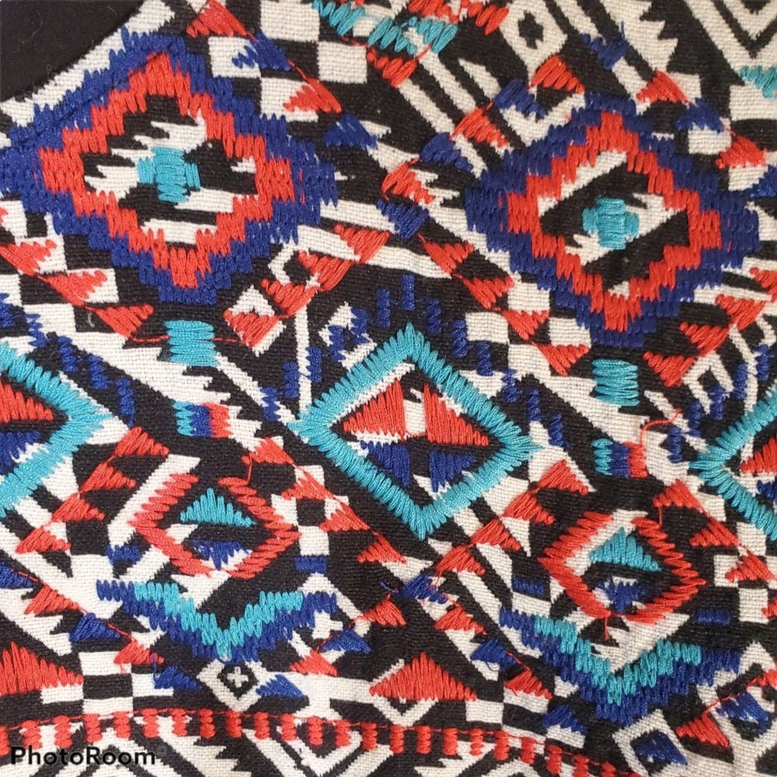 Other Onque Petite |Colorful Embroidered Jacket | Size PXL Size XL / US 12-14 / IT 48-50 - 3 Thumbnail