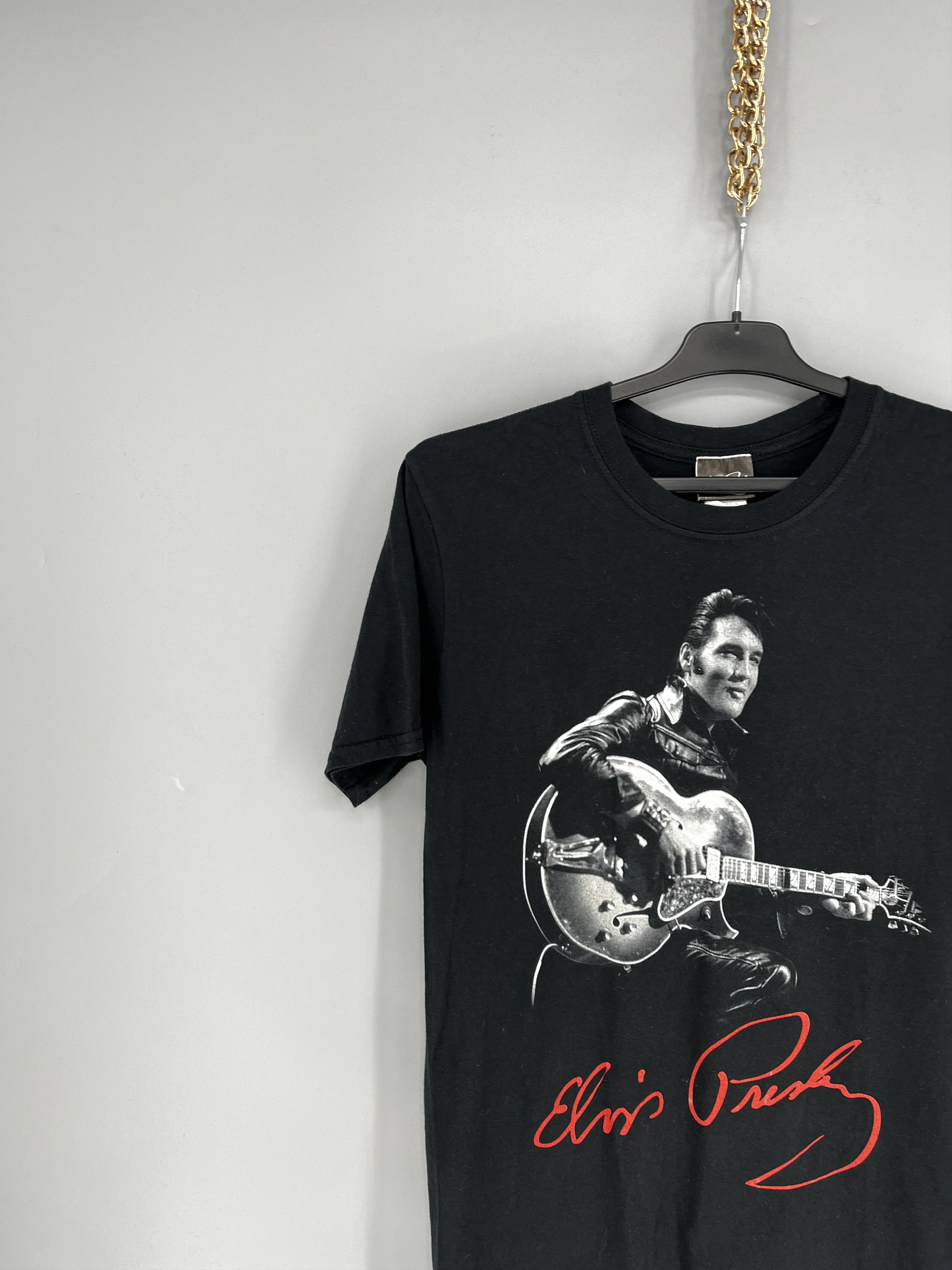 Band Tees Gildan Black Elvis Presley Shirt Mens Size XL Size US M / EU 48-50 / 2 - 4 Thumbnail