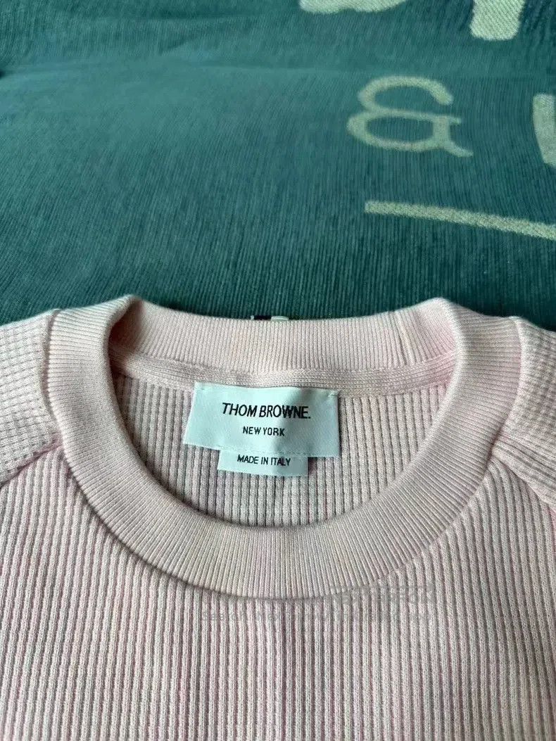 Thom Browne Thom Browne Pink Waffle Sweatshirt Size US XS / EU 42 / 0 - 3 Thumbnail