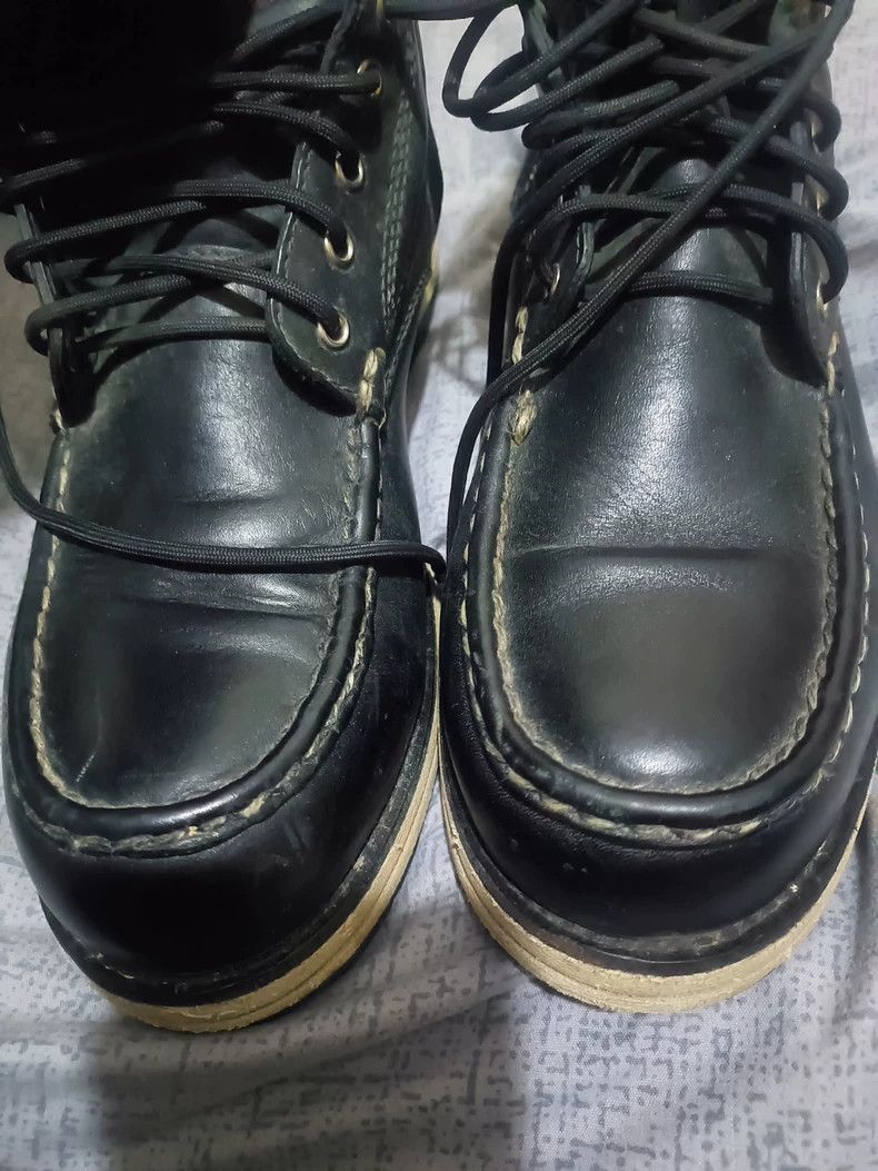Visvim Visvimvisvim Moc Toe Black Leather Boots-2504 Size US 9.5 / EU 42-43 - 3 Thumbnail