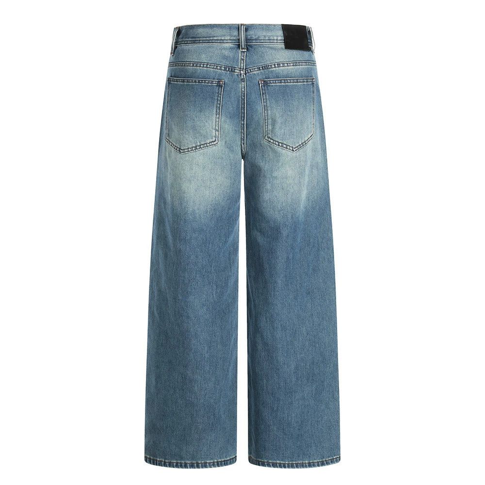 Jean Men's Retro Punk Loose Gradient Distressed Jeans Size US 34 / EU 50 - 2 Thumbnail