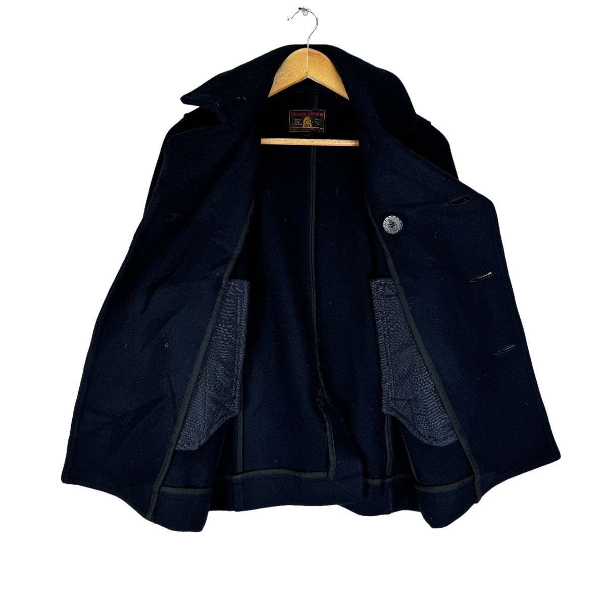 Hysteric Glamour ⚡️HYSTERIC GLAMOUR PEA COAT DOUBLE BREASTED JACKET Size S / US 4 / IT 40 - 7 Thumbnail