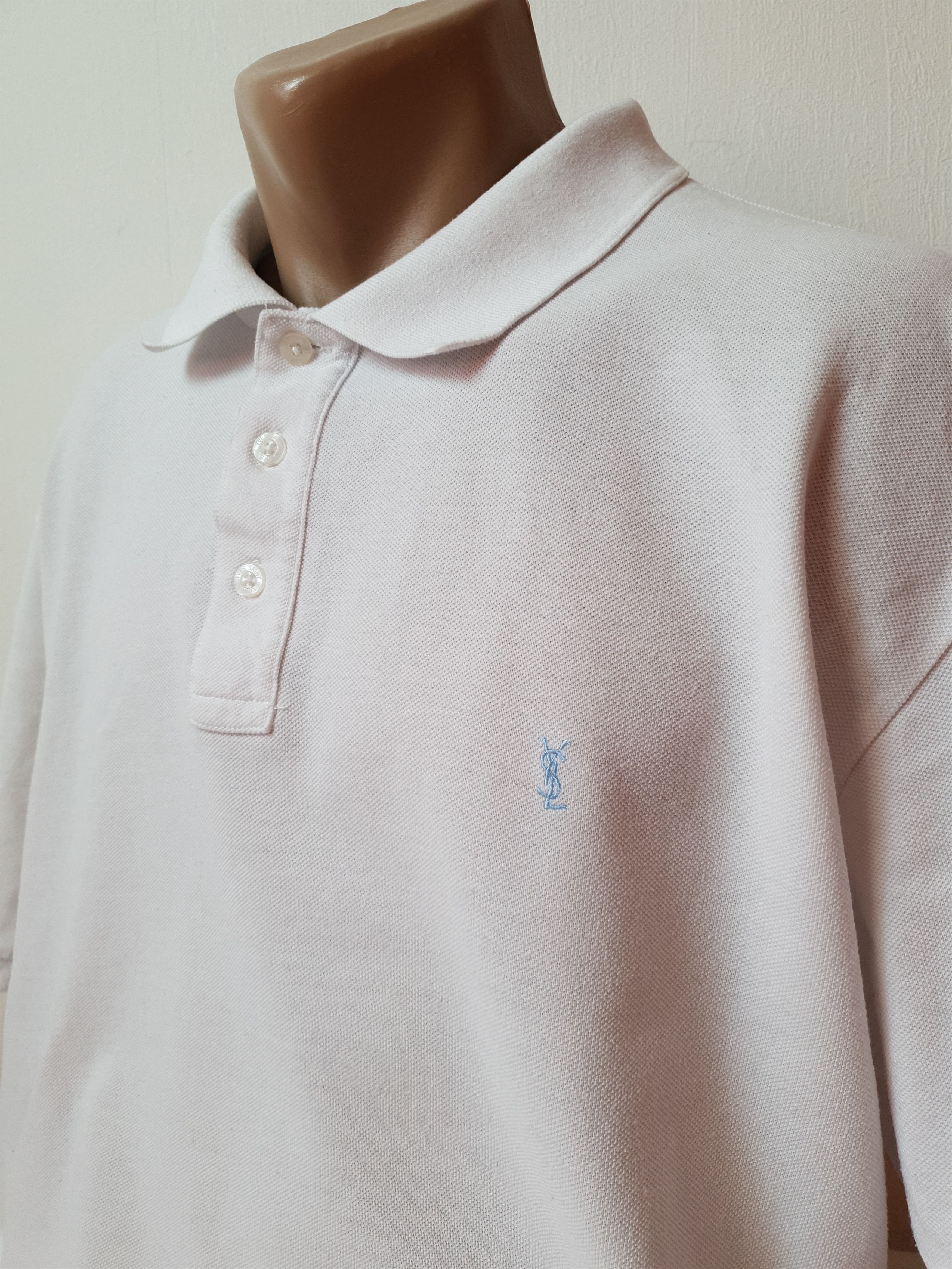 Yves Saint Laurent Polo t-shirt mens Yves Saint Laurent White Polo Size XXL YSL Size US XXL / EU 58 / 5 - 6 Thumbnail