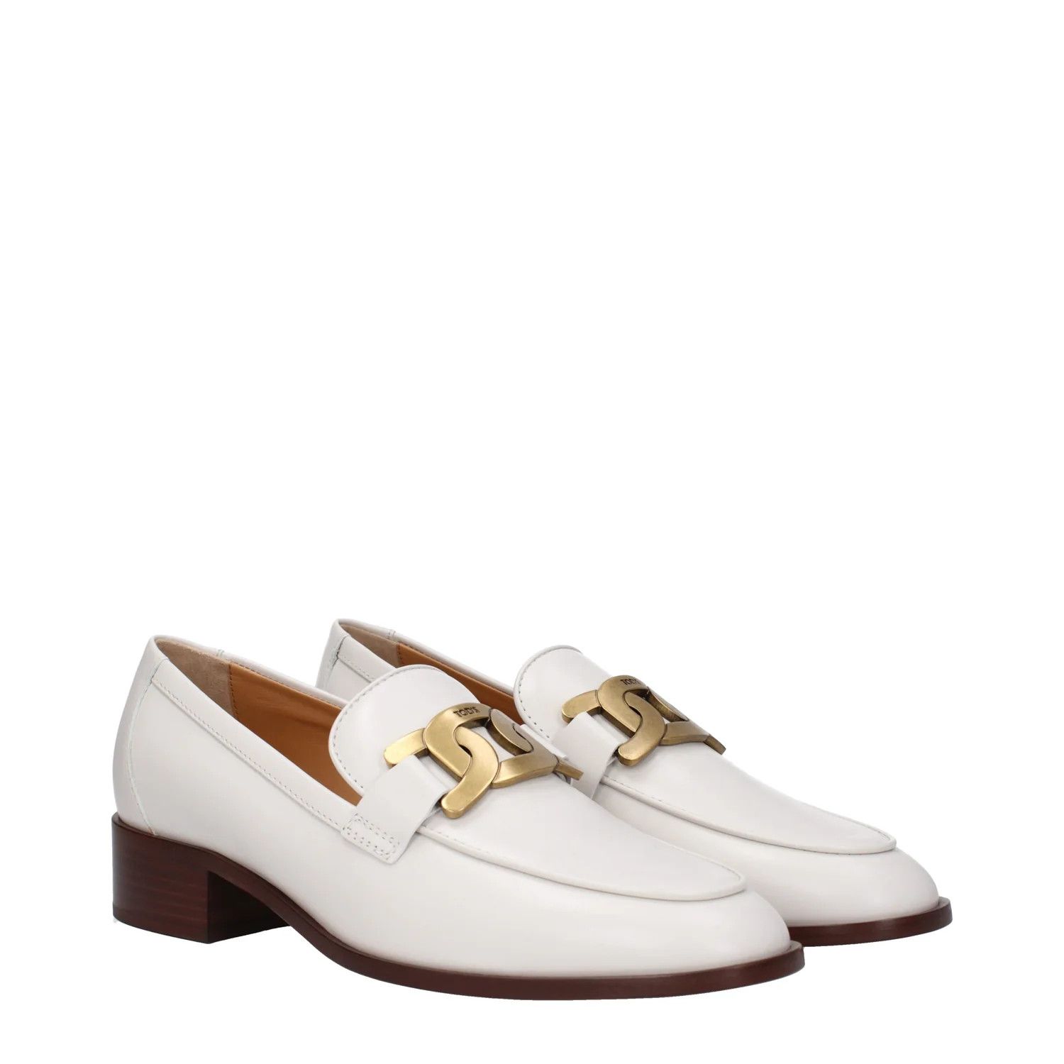 Tod's ob1o1e1224 Leather Loafers in Gray/Ice Size US 10 / IT 40 - 2 Thumbnail