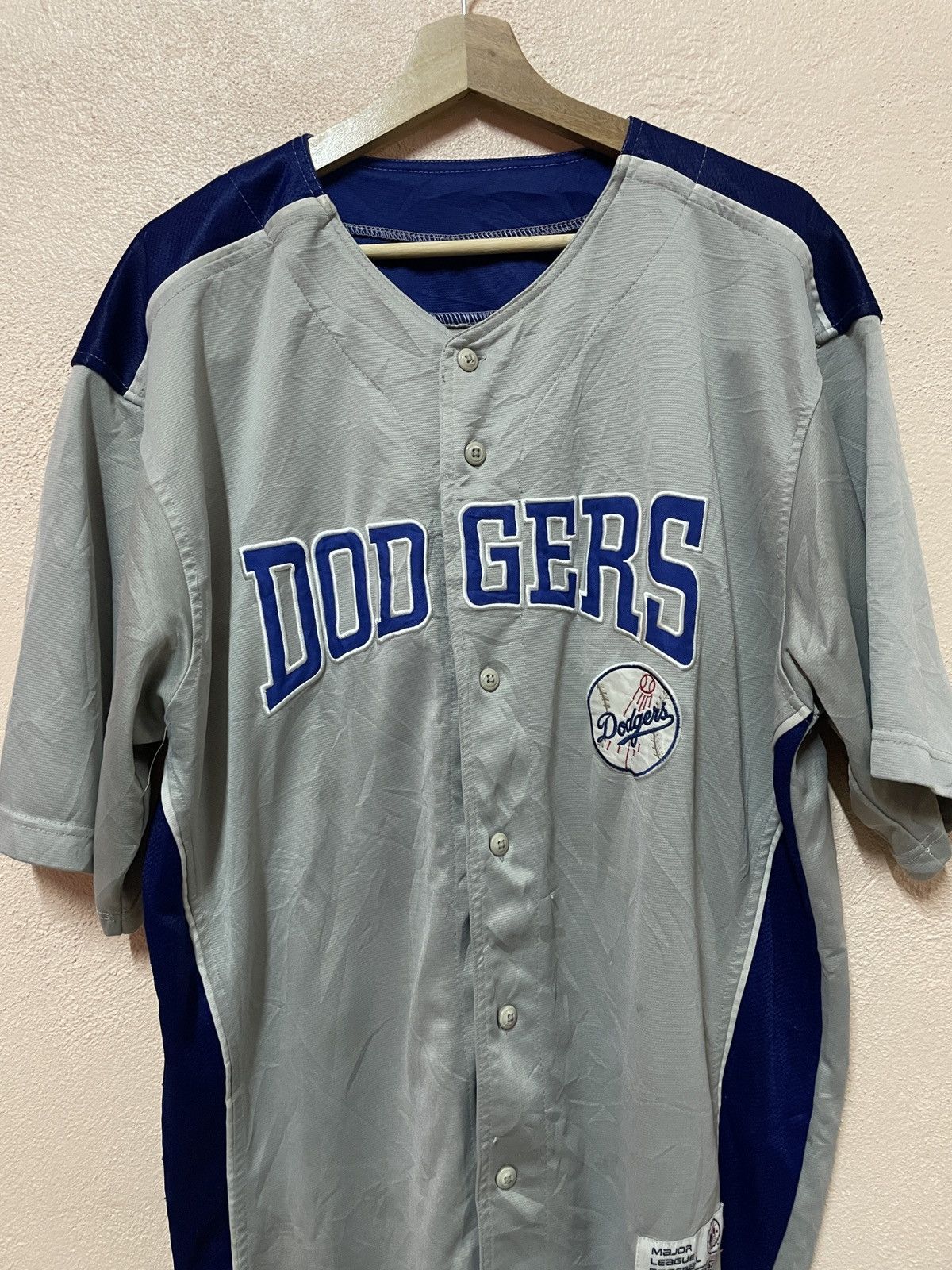 MLB × Vintage Vintage Los Angeles Dodgers Jersey MLB Baseball Y2K Baggy XL Size US XL / EU 56 / 4 - 3 Thumbnail