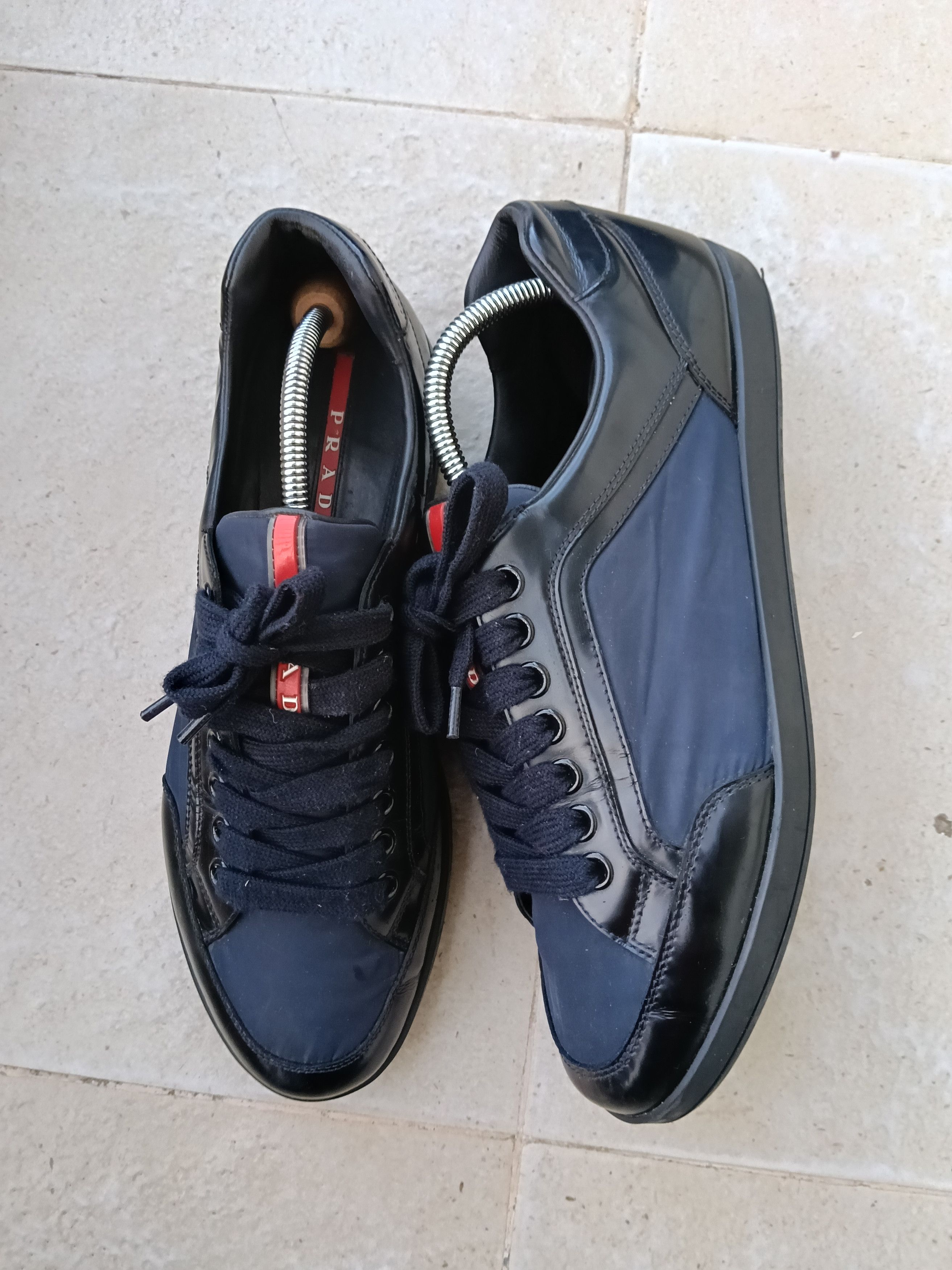 Prada Prada nylon and leather sneakers Size US 10 / EU 43 - 2 Thumbnail