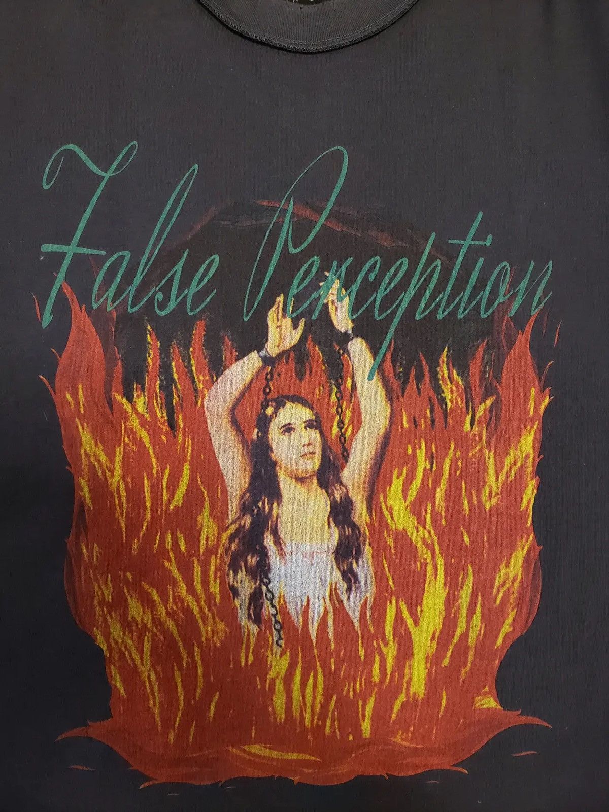 Designer × Vintage × Young Thug False Perception reverse stiching t-shirt Size US M / EU 48-50 / 2 - 2 Thumbnail