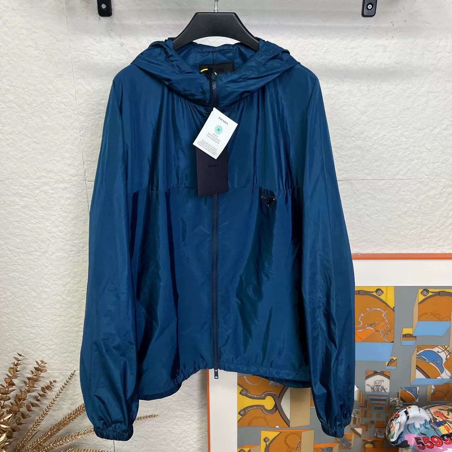 し*こ様 PRADA ナイロンジャケット　Art.SGV126 Mat.09W Prada Art. SGV126 Mat. 09W Men's Tan Full Zip Jacket__SEE PIC FOR