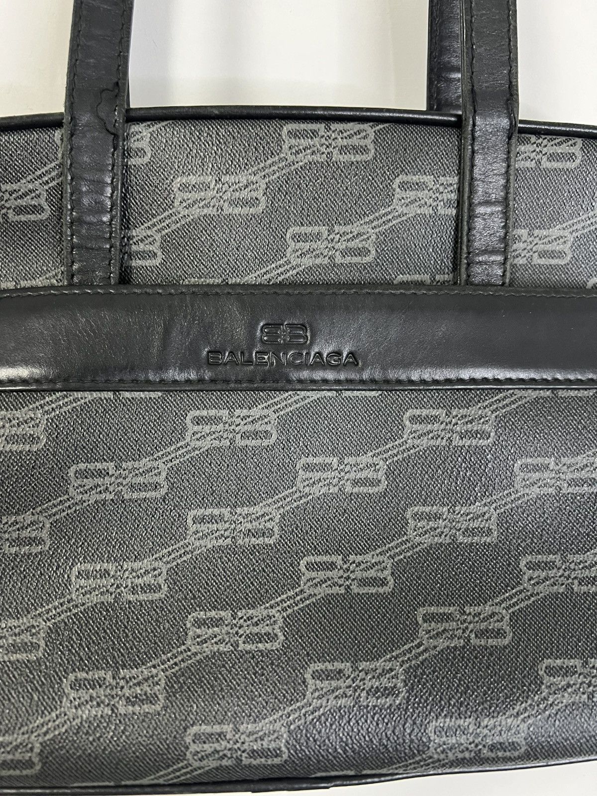 Balenciaga Vintage balenciaga bag black leather monogram Size ONE SIZE - 2 Thumbnail