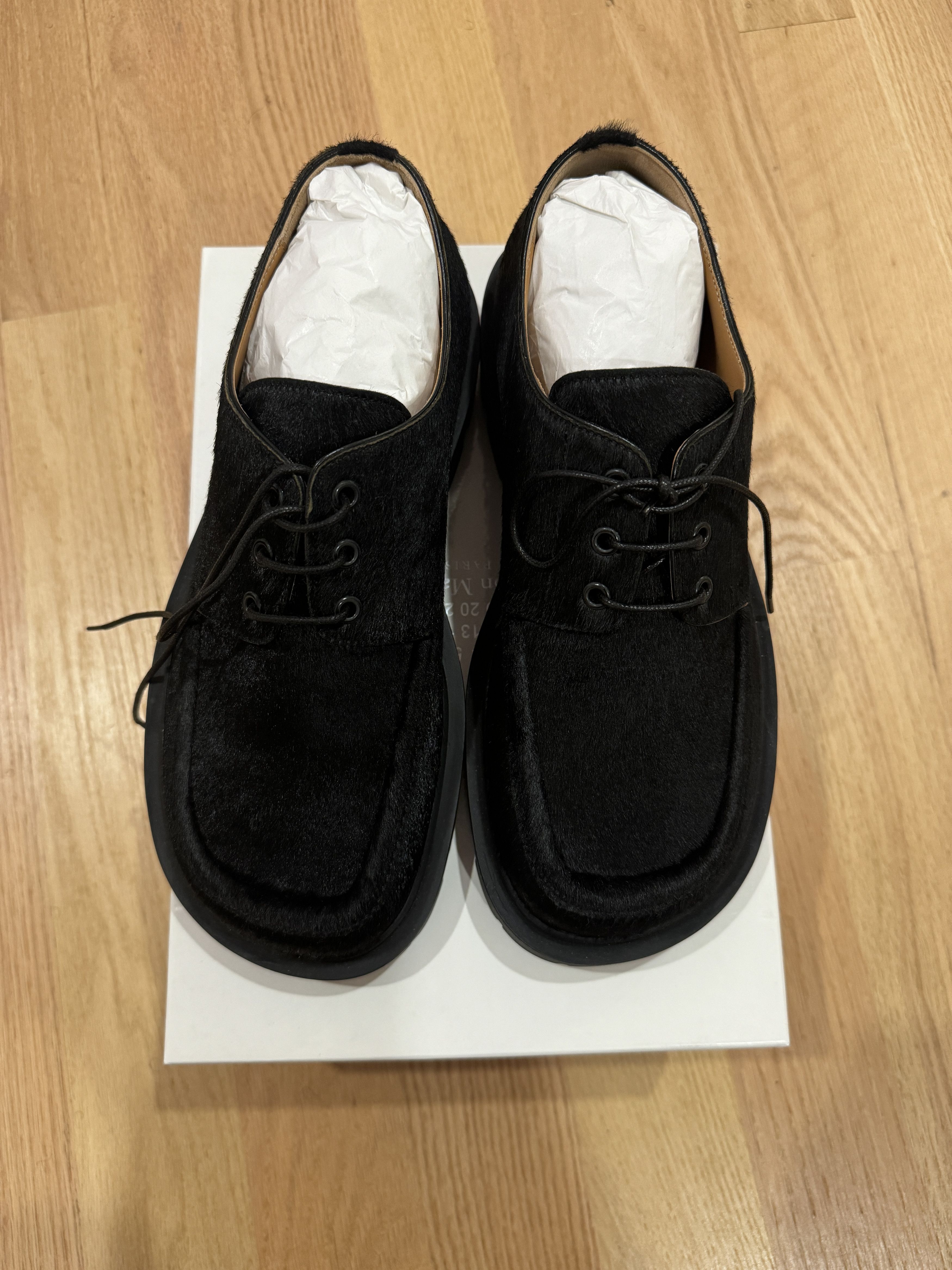 MAISON MARGIELA PONYHAIR DERBY SHOES